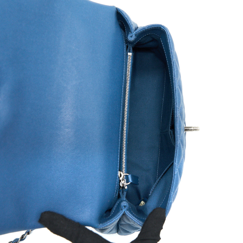 chanel-medium-coco-handle-caviar-blue-ruthenium-hardware