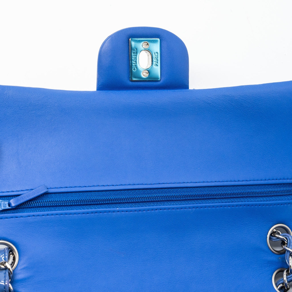 chanel-medium-class-double-flap-bag-patent-calfskin-light-blue-shw