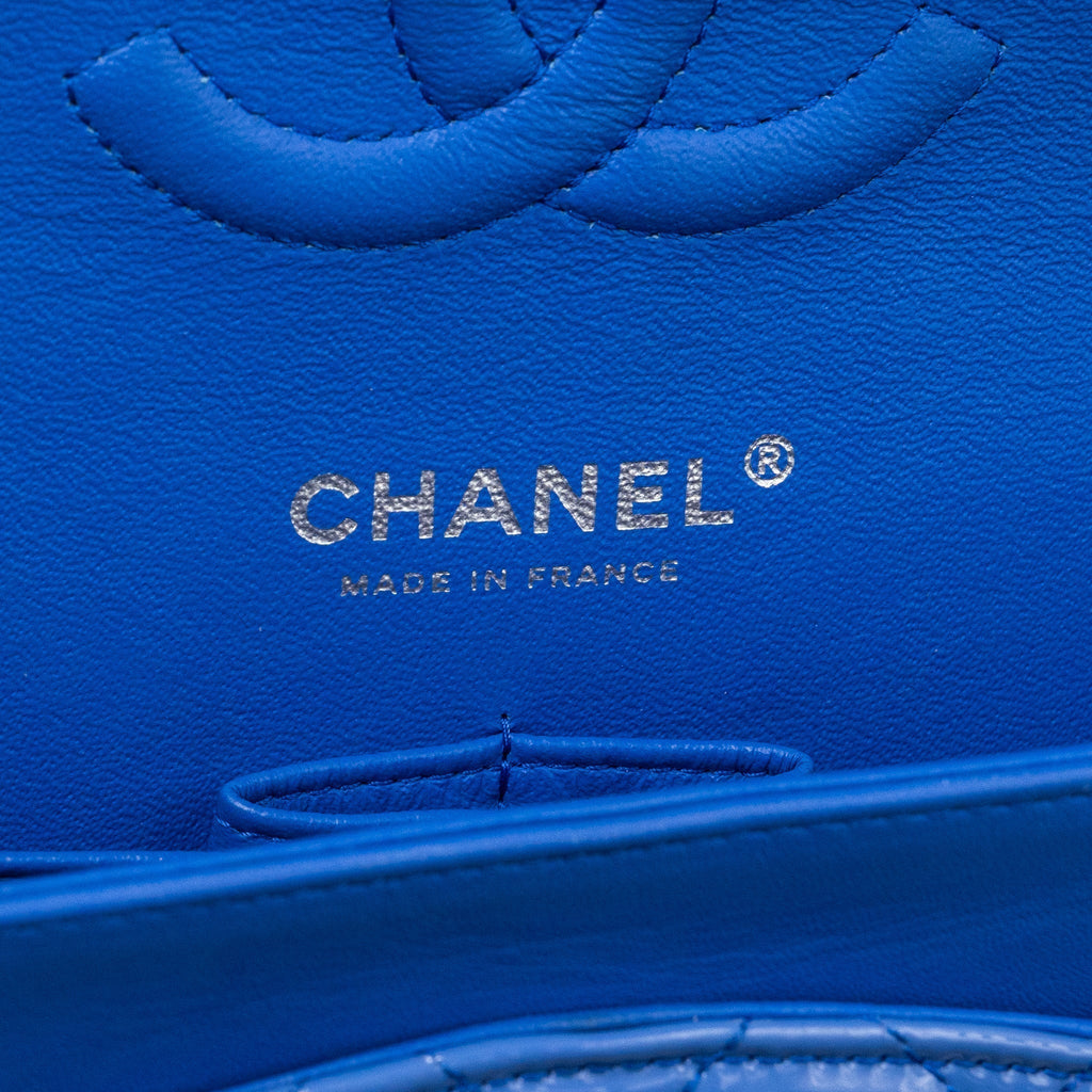 chanel-medium-class-double-flap-bag-patent-calfskin-light-blue-shw
