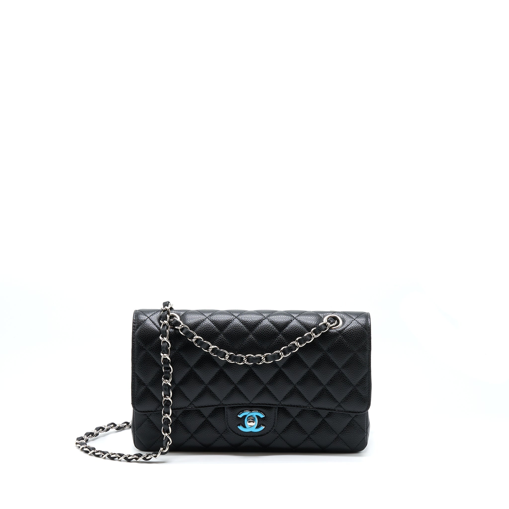 chanel-classic-double-flap-bag-caviar-black-shw