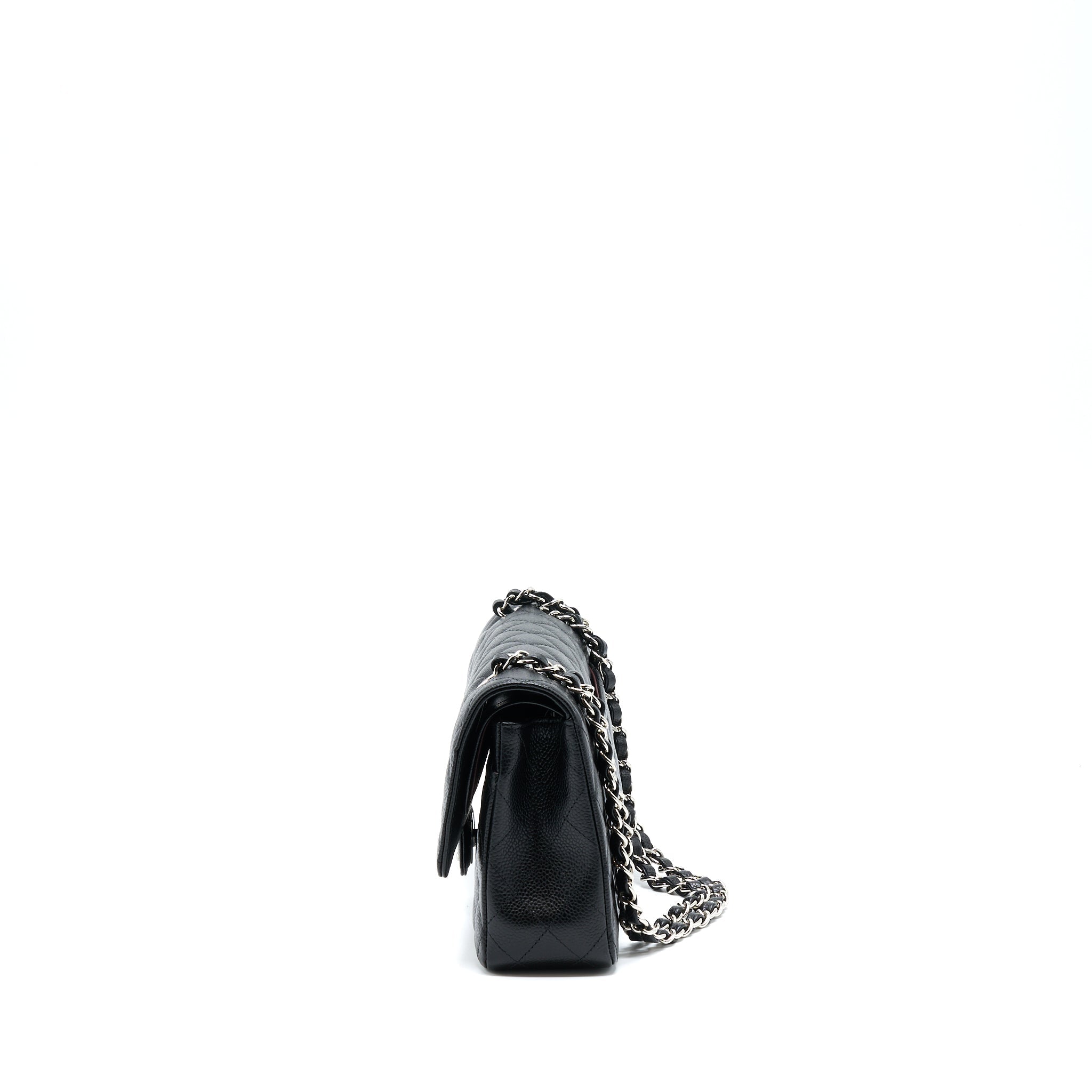 chanel-classic-double-flap-bag-caviar-black-shw