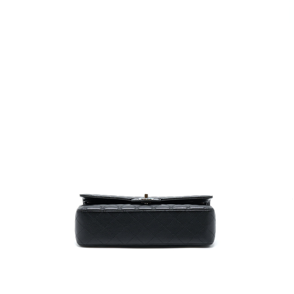 chanel-classic-double-flap-bag-caviar-black-shw