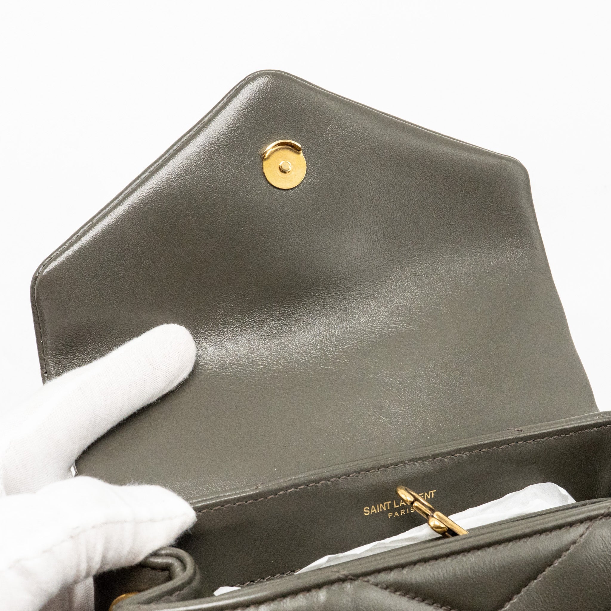 saint-laurent-ysl-mini-toy-loulou-strap-bag-calfskin-dark-green-ghw