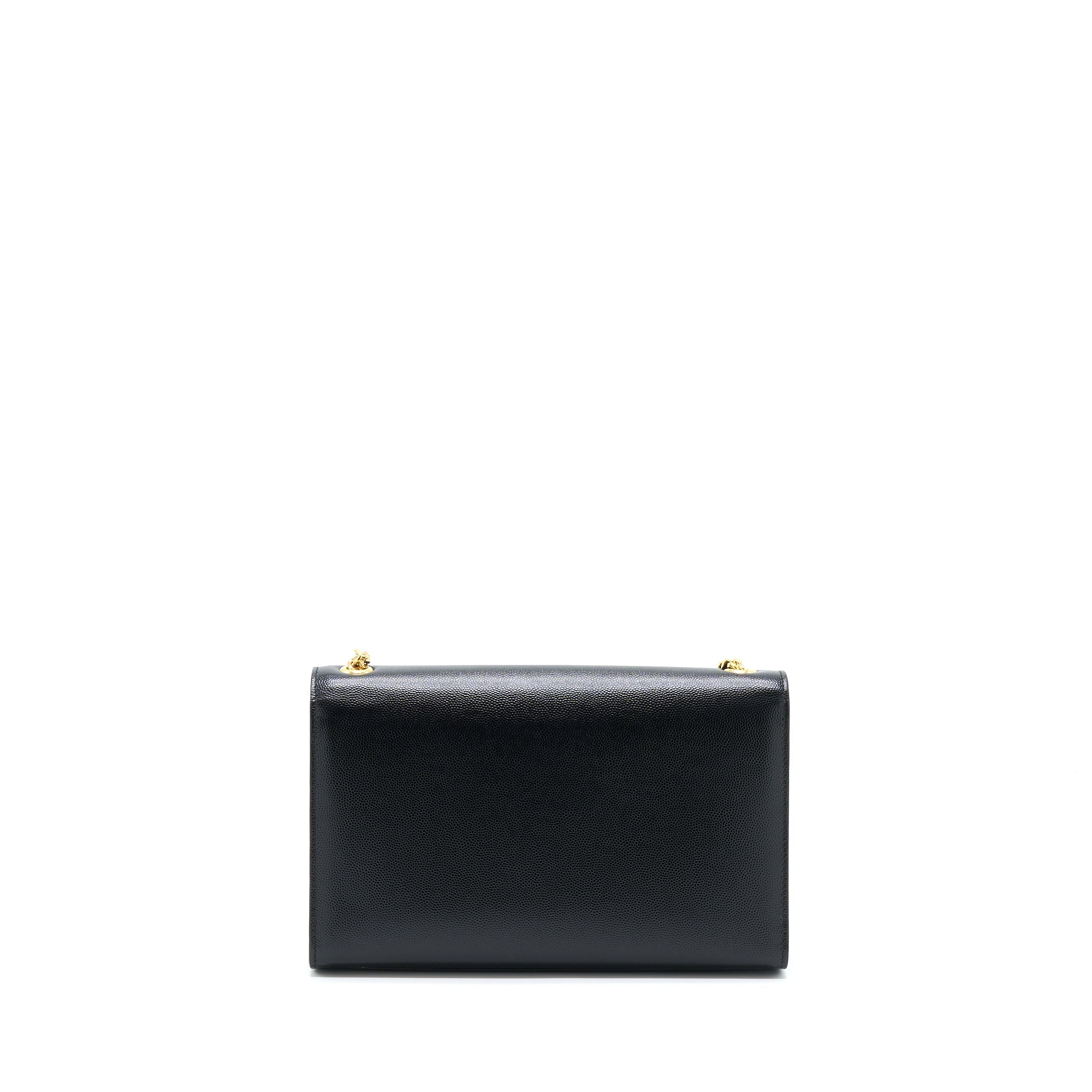 saint-laurent-ysl-medium-kate-bag-grained-calfskin-black-ghw