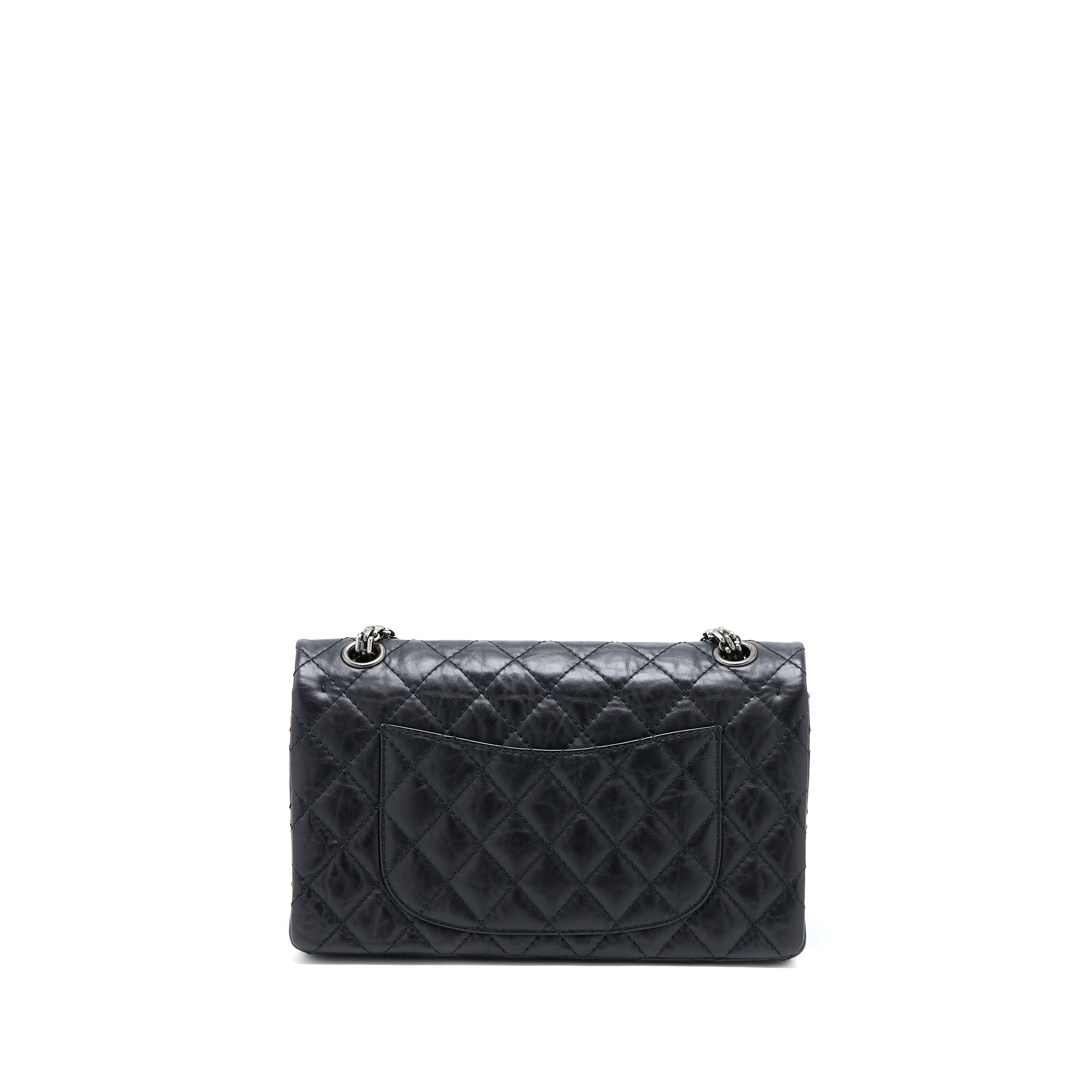 chanel-small-2-55-255-double-flap-bag-calfskin-black-ruthenium-shw