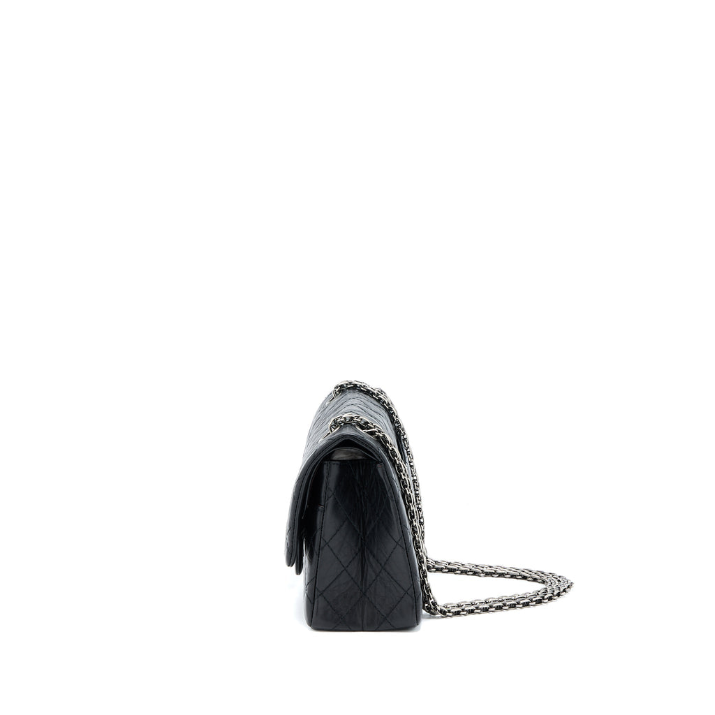 chanel-small-2-55-255-double-flap-bag-calfskin-black-ruthenium-shw