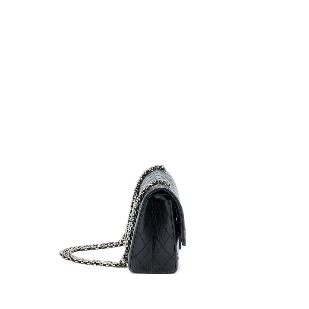 chanel-small-2-55-255-double-flap-bag-calfskin-black-ruthenium-shw