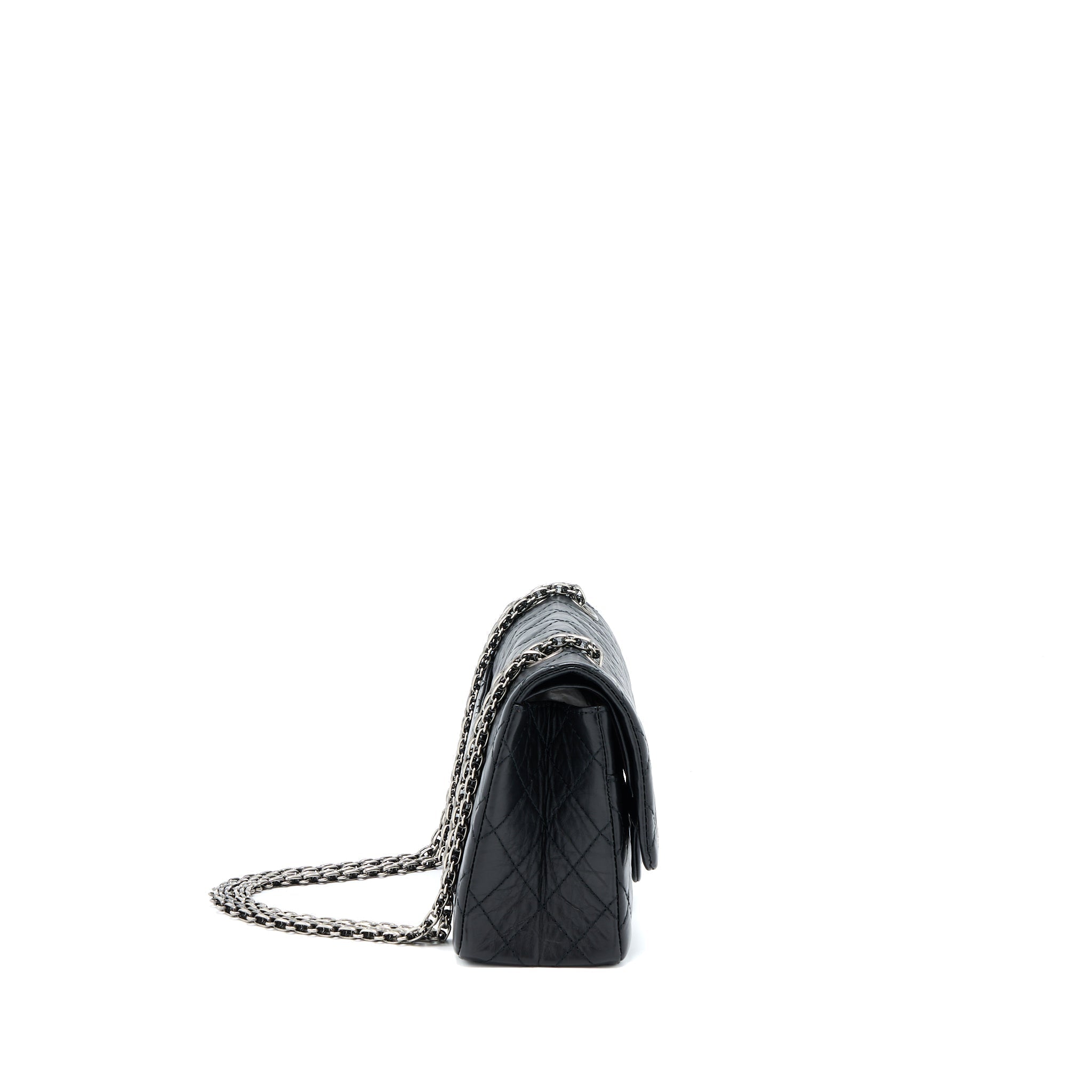 chanel-small-2-55-255-double-flap-bag-calfskin-black-ruthenium-shw