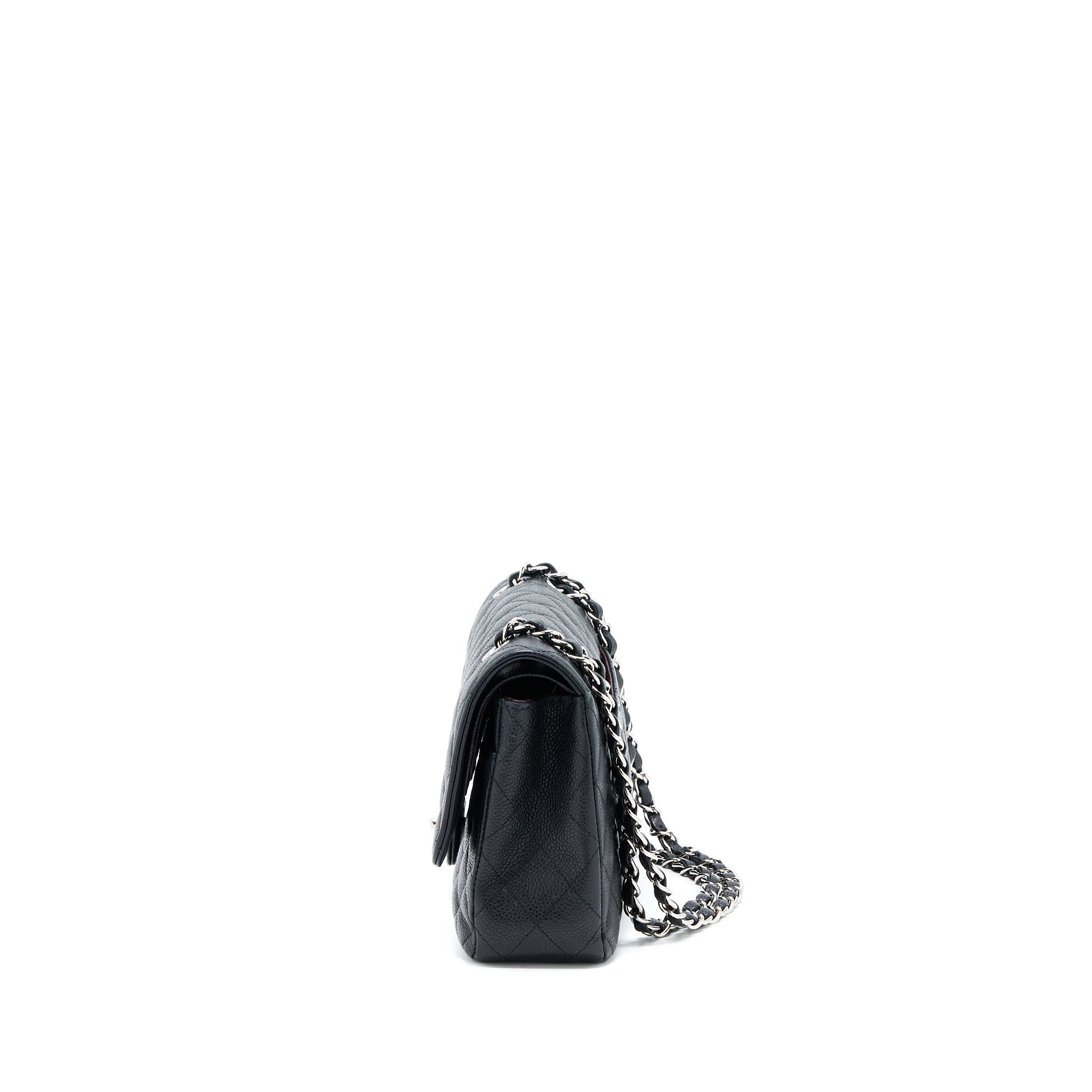 chanel-medium-classic-double-flap-bag-caviar-black-shw