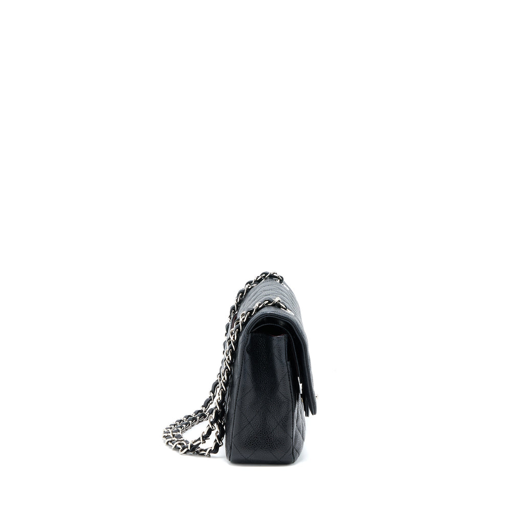 chanel-medium-classic-double-flap-bag-caviar-black-shw