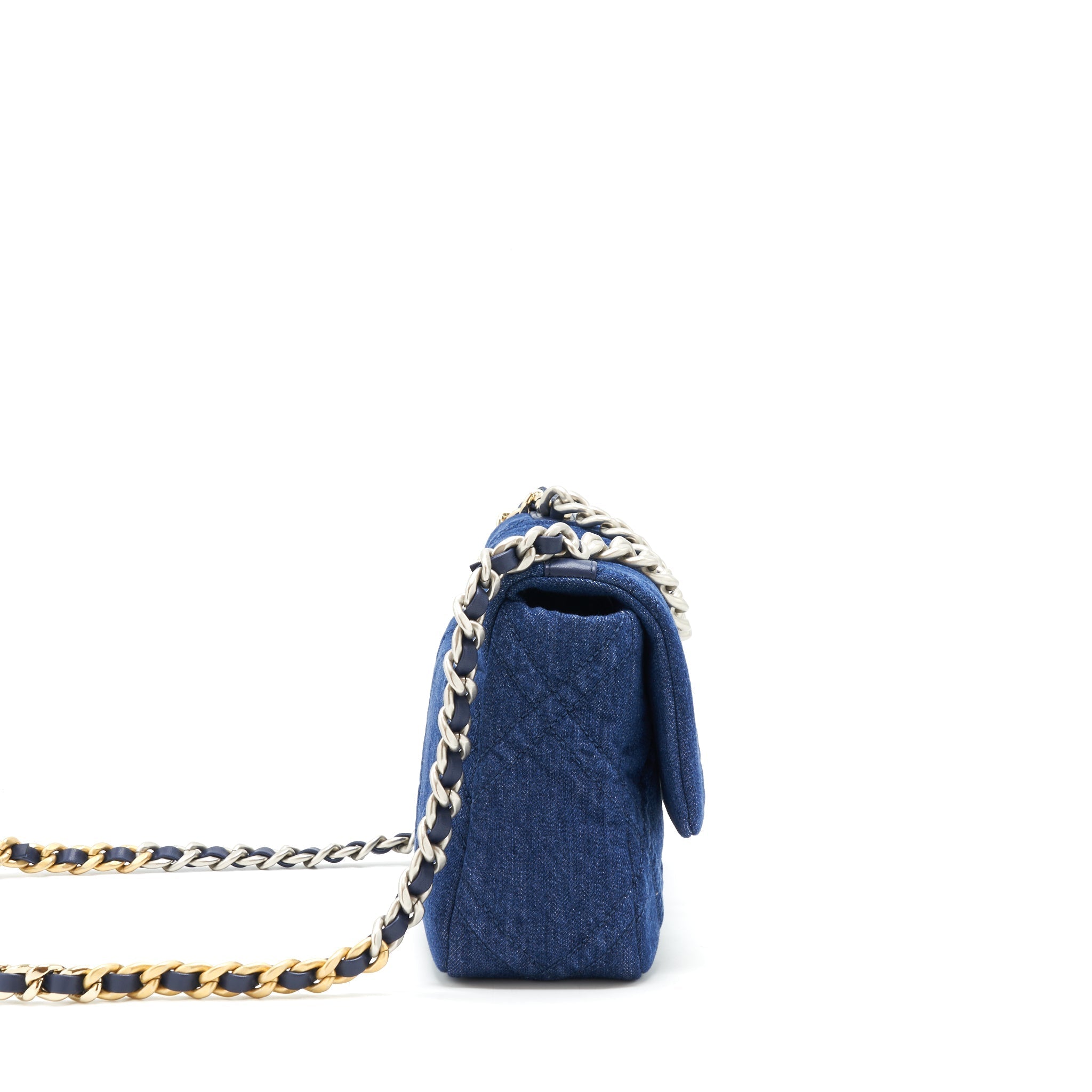 chanel-22p-small-19-bag-denim-blue-with-gold-and-silver-hardware
