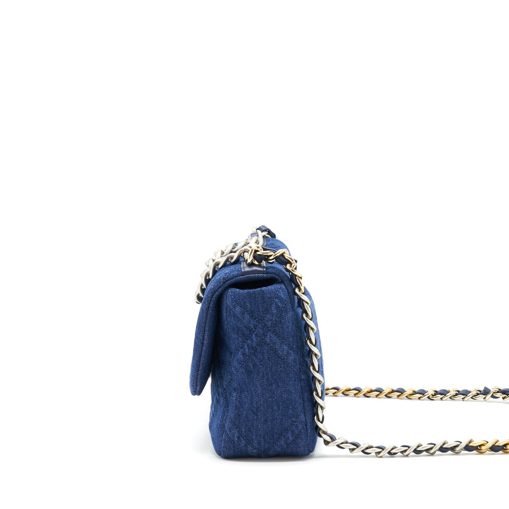chanel-22p-small-19-bag-denim-blue-with-gold-and-silver-hardware