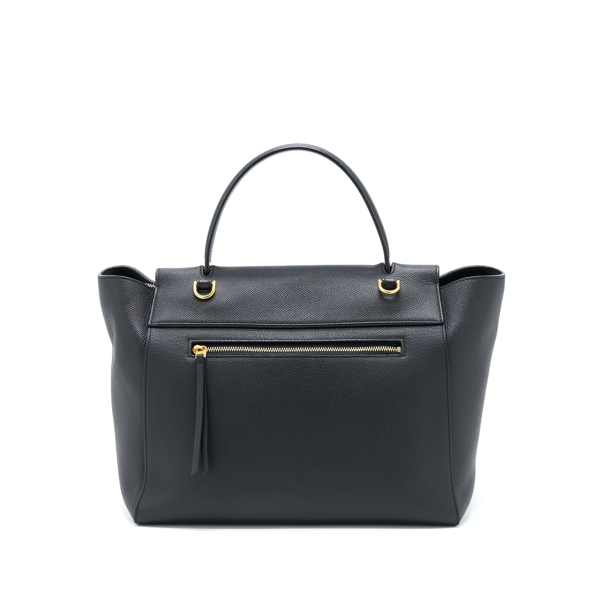 celine-mini-belt-bag-grained-calfskin-black-ghw-2
