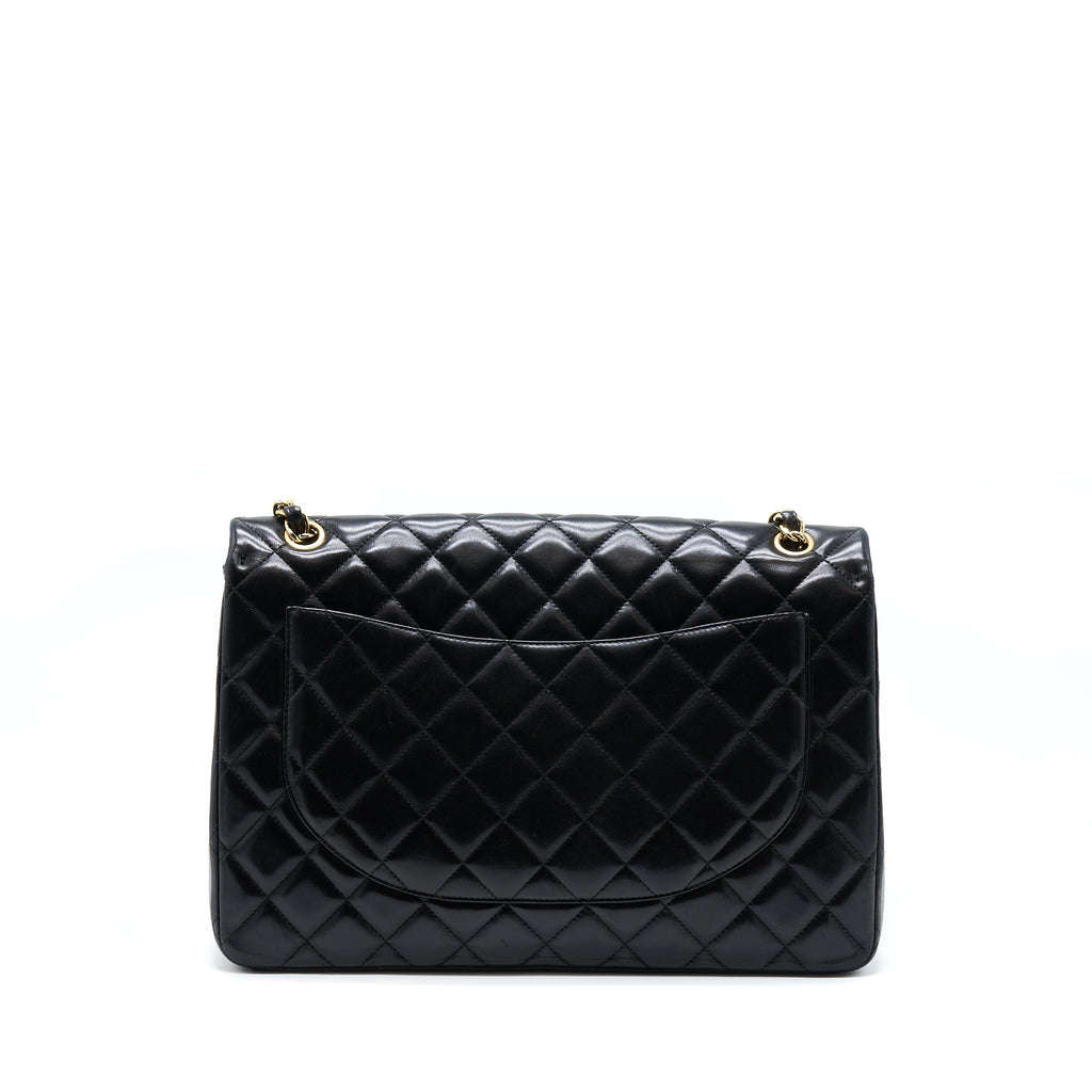 chanel-maxi-classic-flap-bag-lambskin-black-ghw