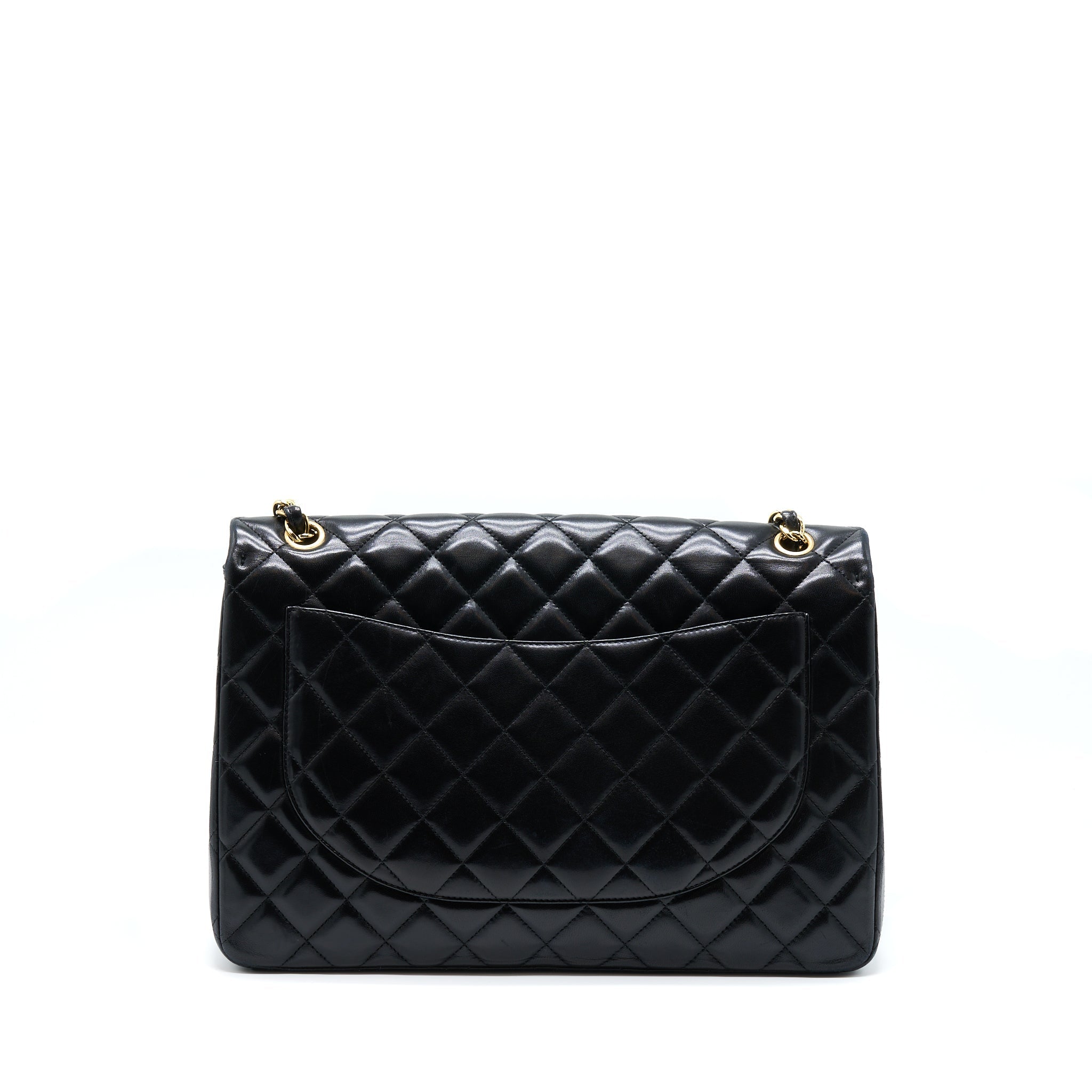 chanel-maxi-classic-flap-bag-lambskin-black-ghw