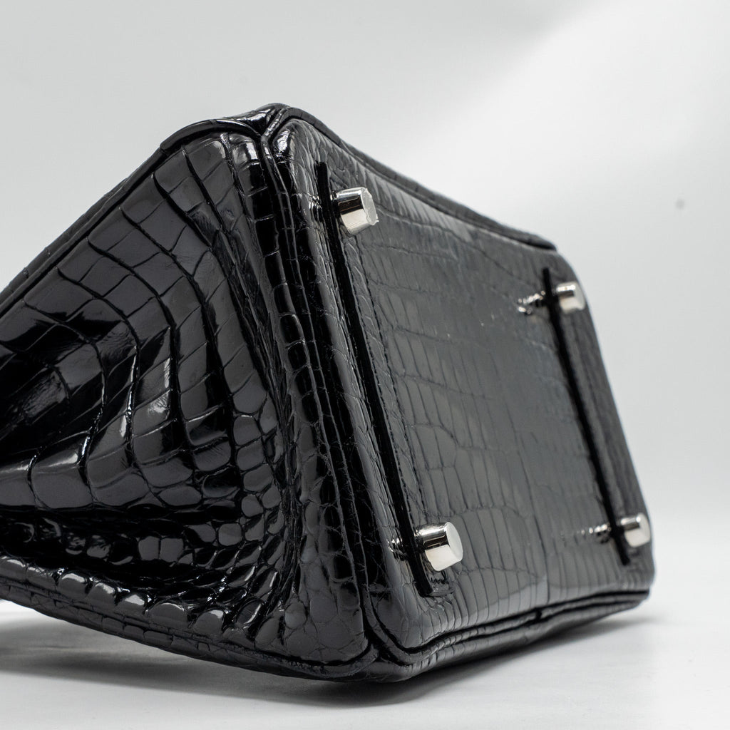 hermes-birkin-25-shiny-crocodile-porosus-black-shw-stamp-z