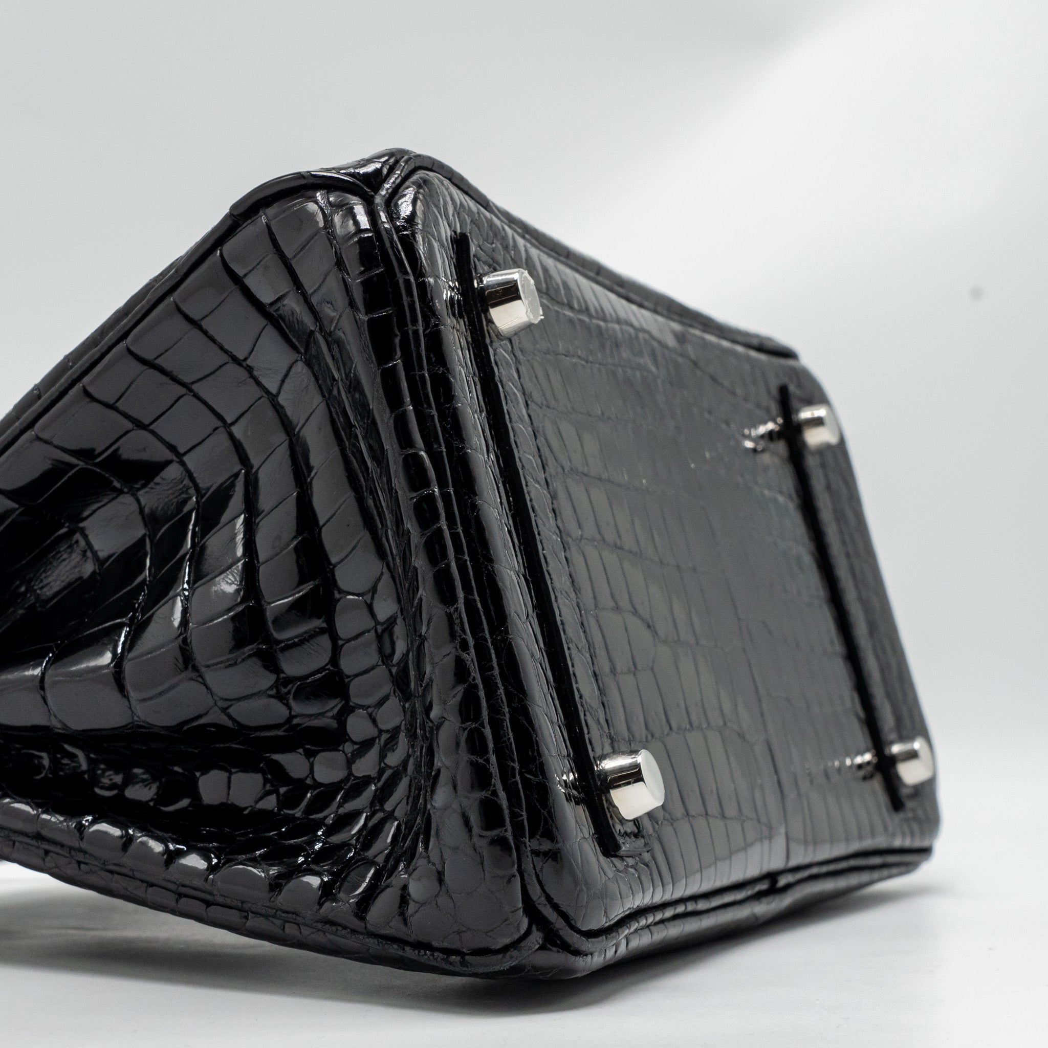 hermes-birkin-25-shiny-crocodile-porosus-black-shw-stamp-z