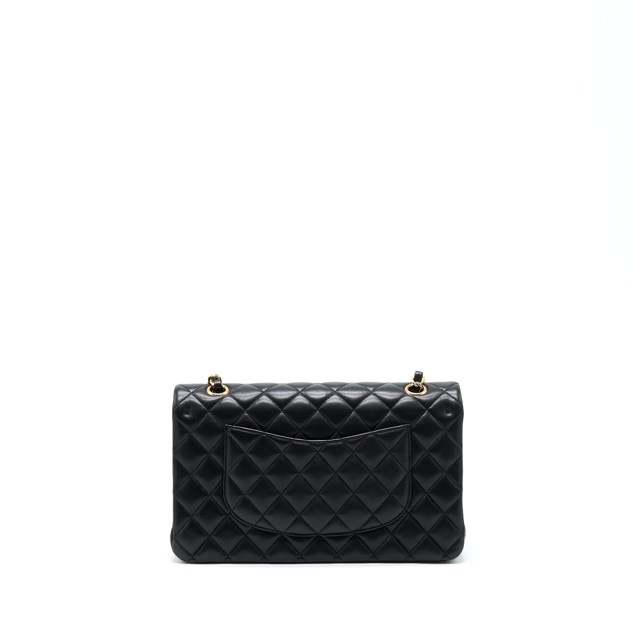 chanel-classic-double-flap-bag-lambskin-black-ghw