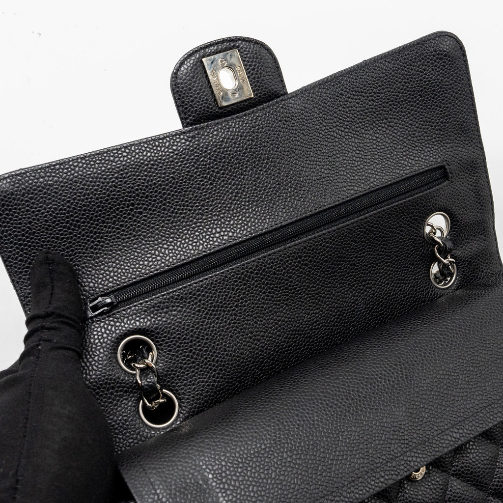 chanel-medium-classic-double-flap-bag-caviar-black-shw-8