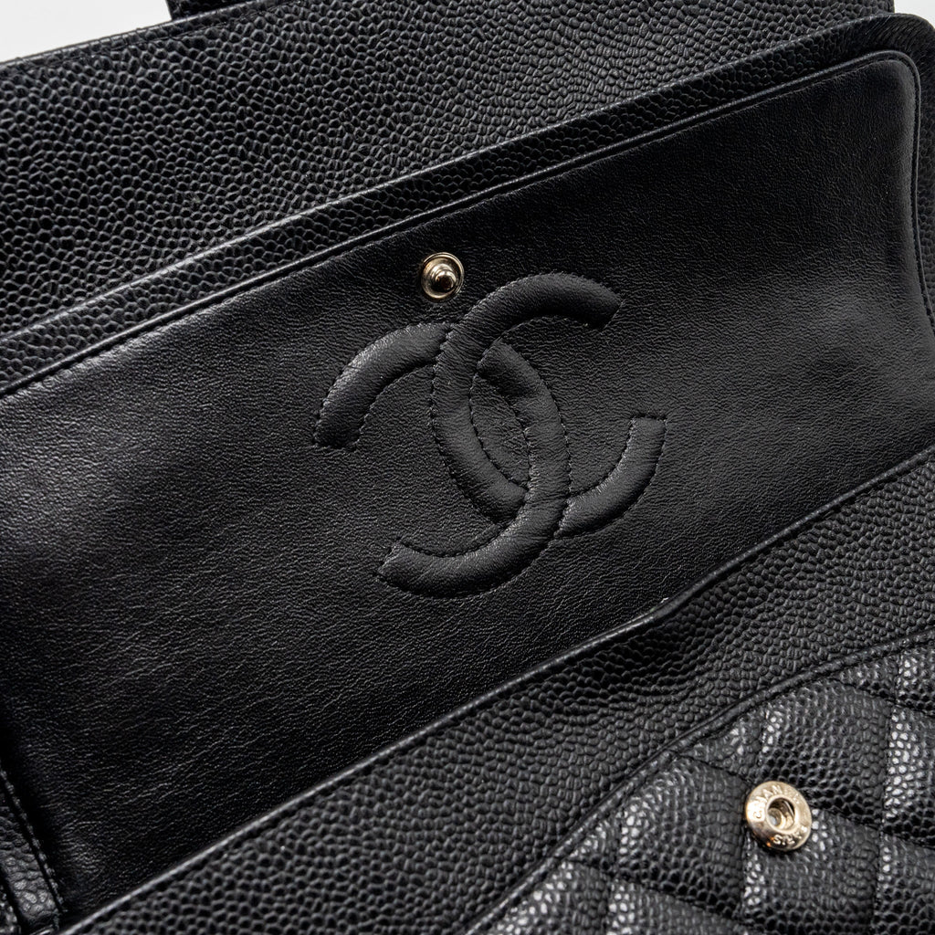 chanel-medium-classic-double-flap-bag-caviar-black-shw-8