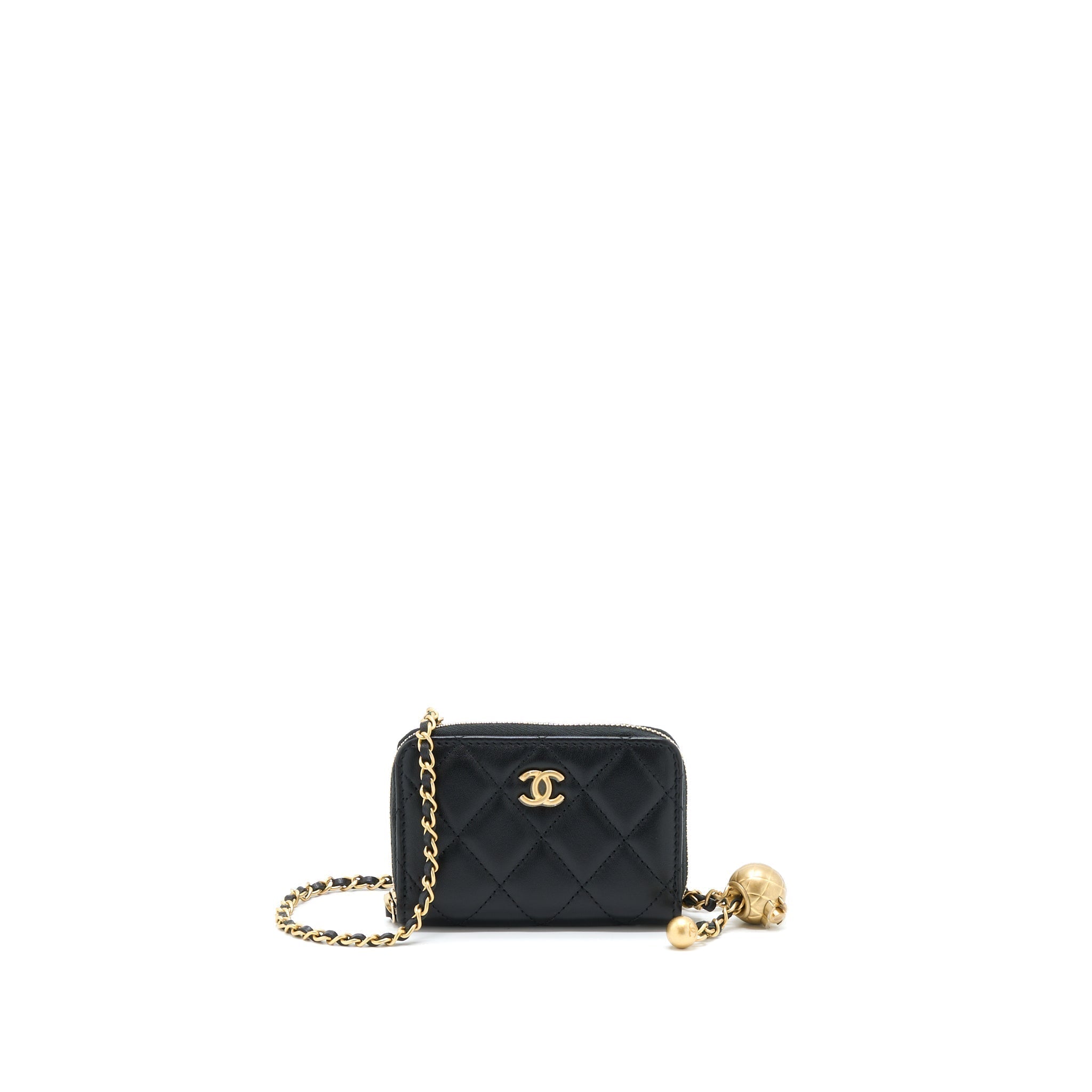 chanel-22c-pearl-crush-card-holder-with-chain-black-ghw