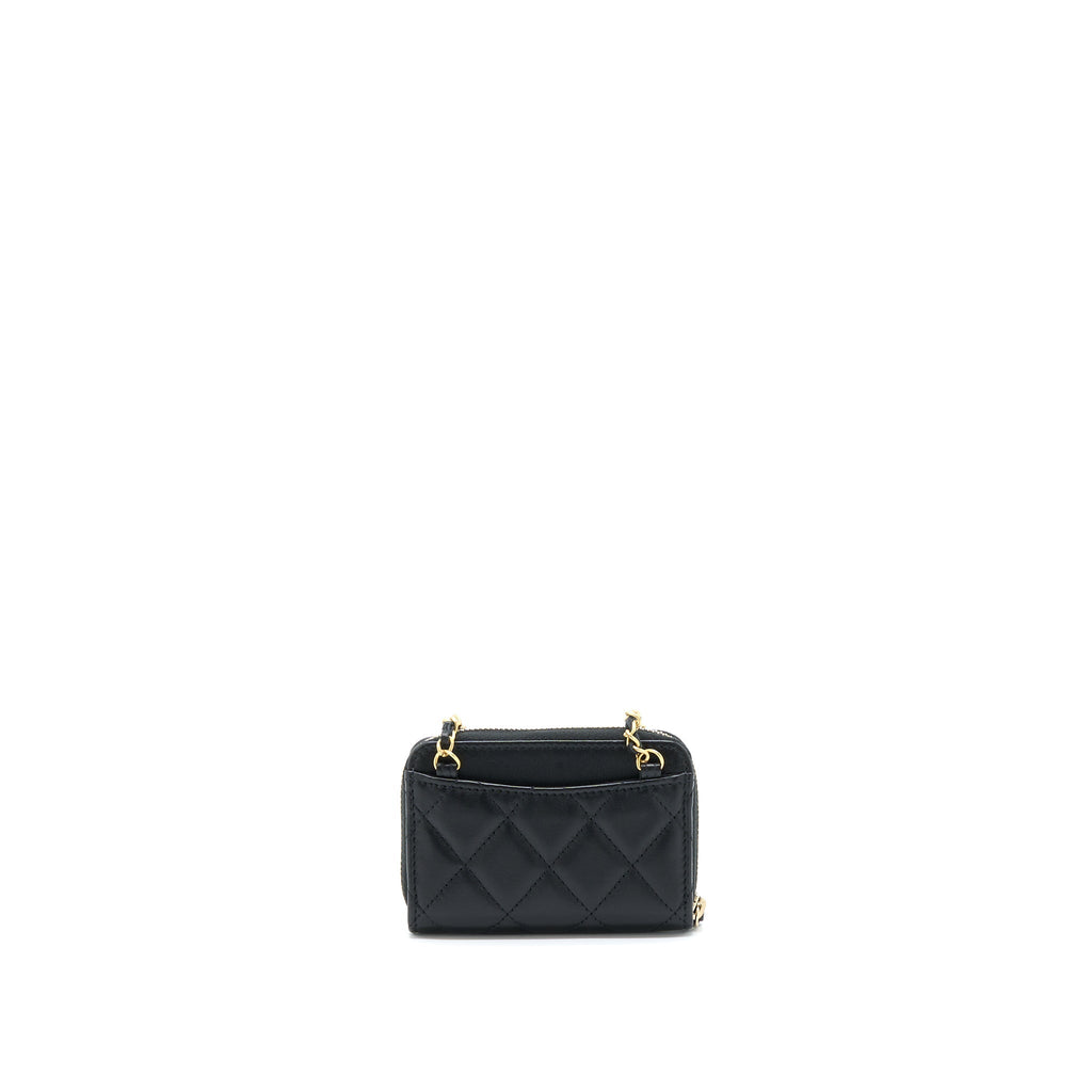 chanel-22c-pearl-crush-card-holder-with-chain-black-ghw