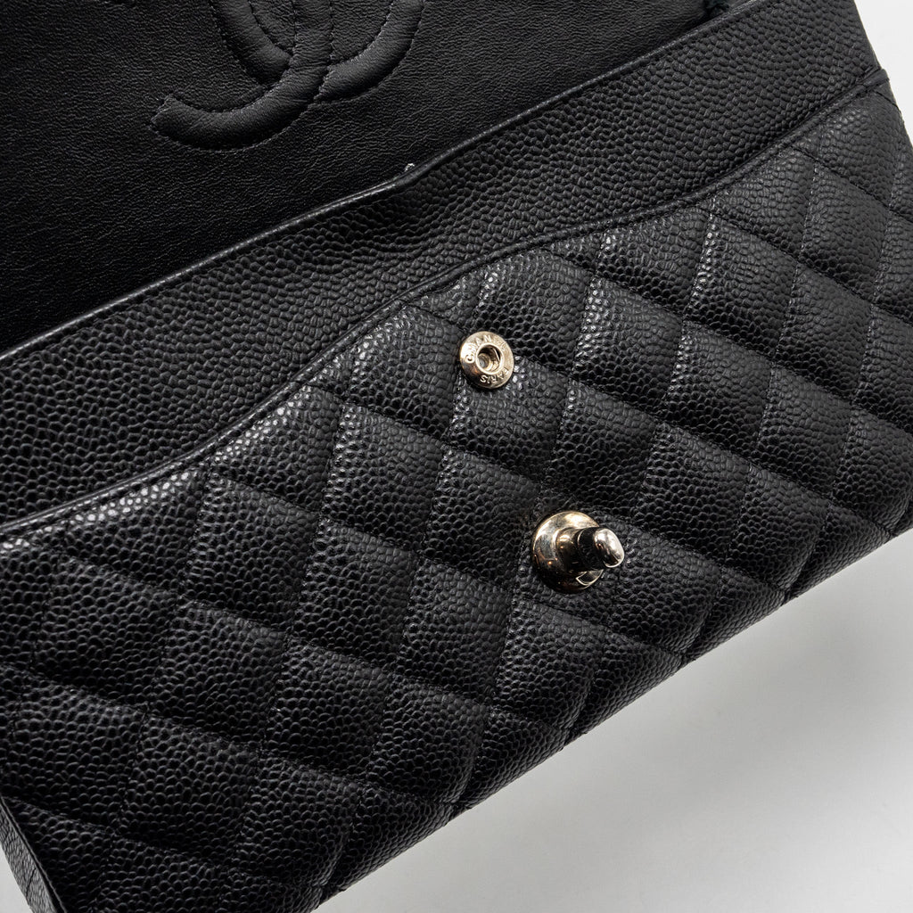 chanel-medium-classic-double-flap-bag-caviar-black-shw-8