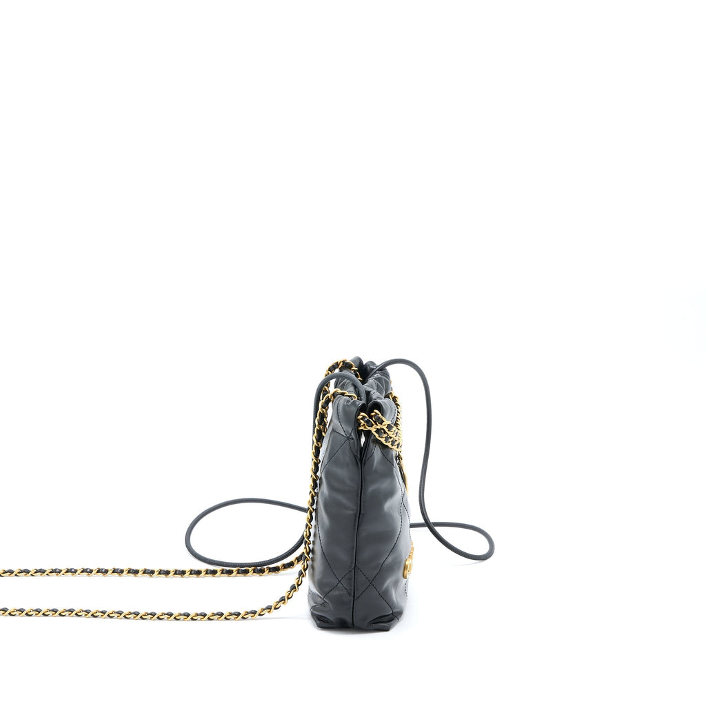 chanel-mini-22-bag-shiny-calfskin-black-brushed-ghw-microchip