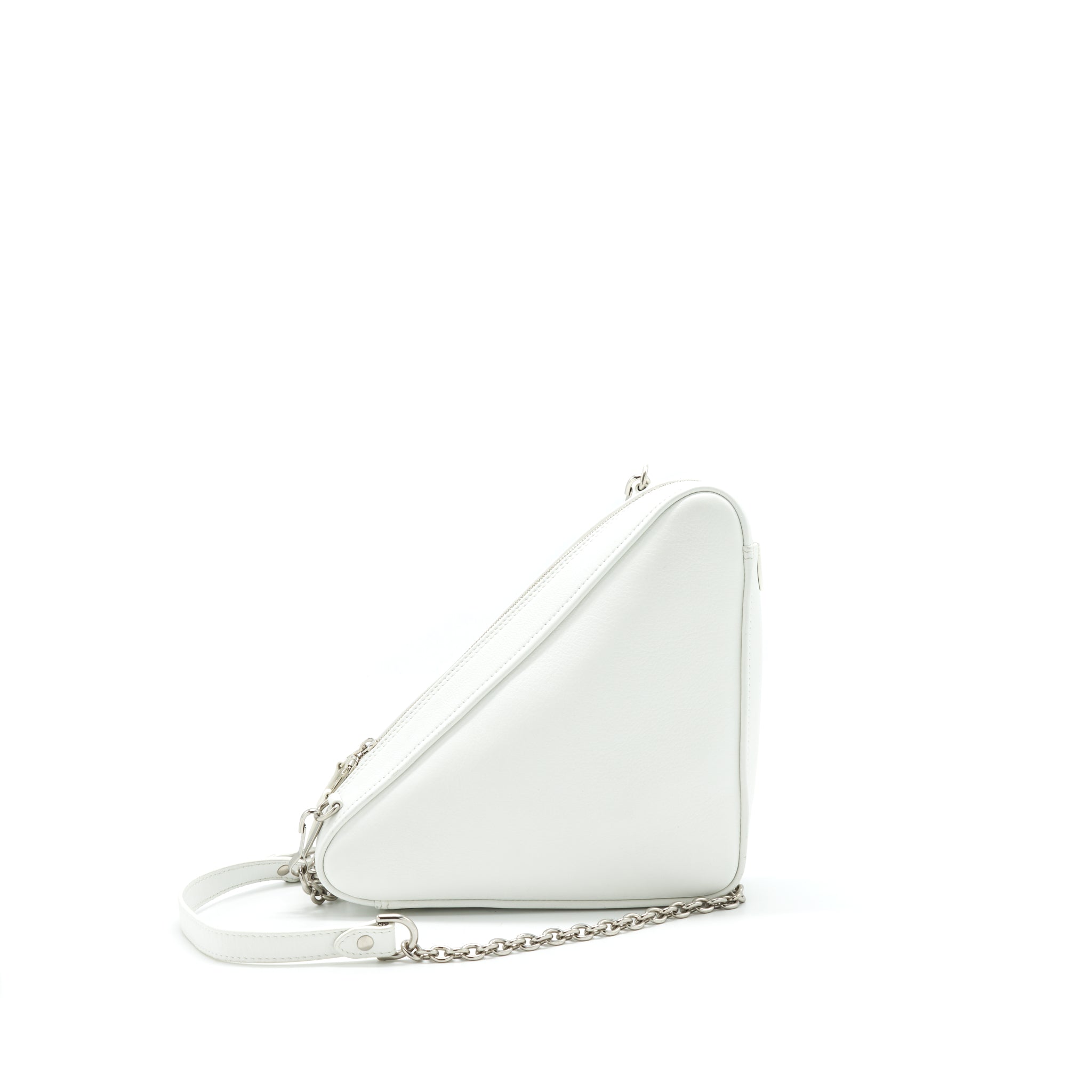 balenciaga-triangle-mini-chain-crossbody-bag-white