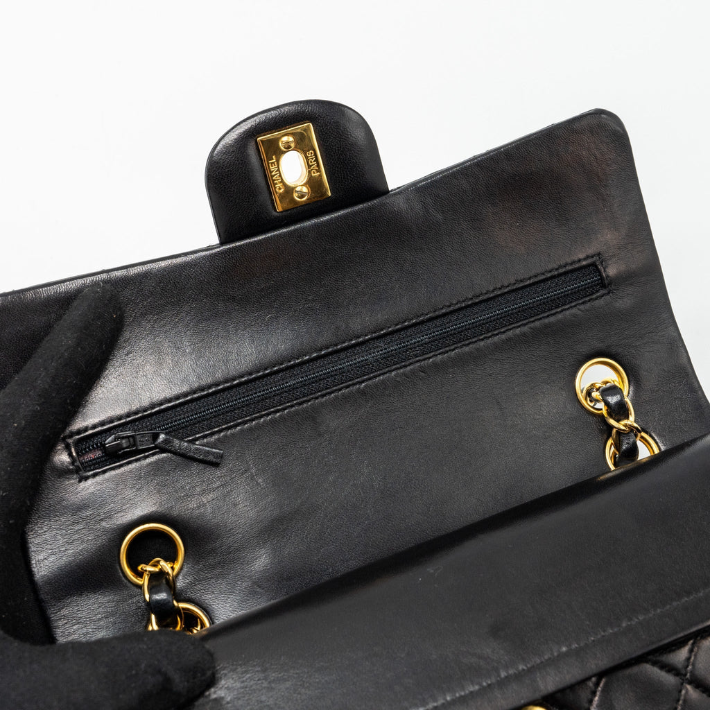 chanel-vintage-small-classic-double-flap-bag-lambskin-black-ghw-1