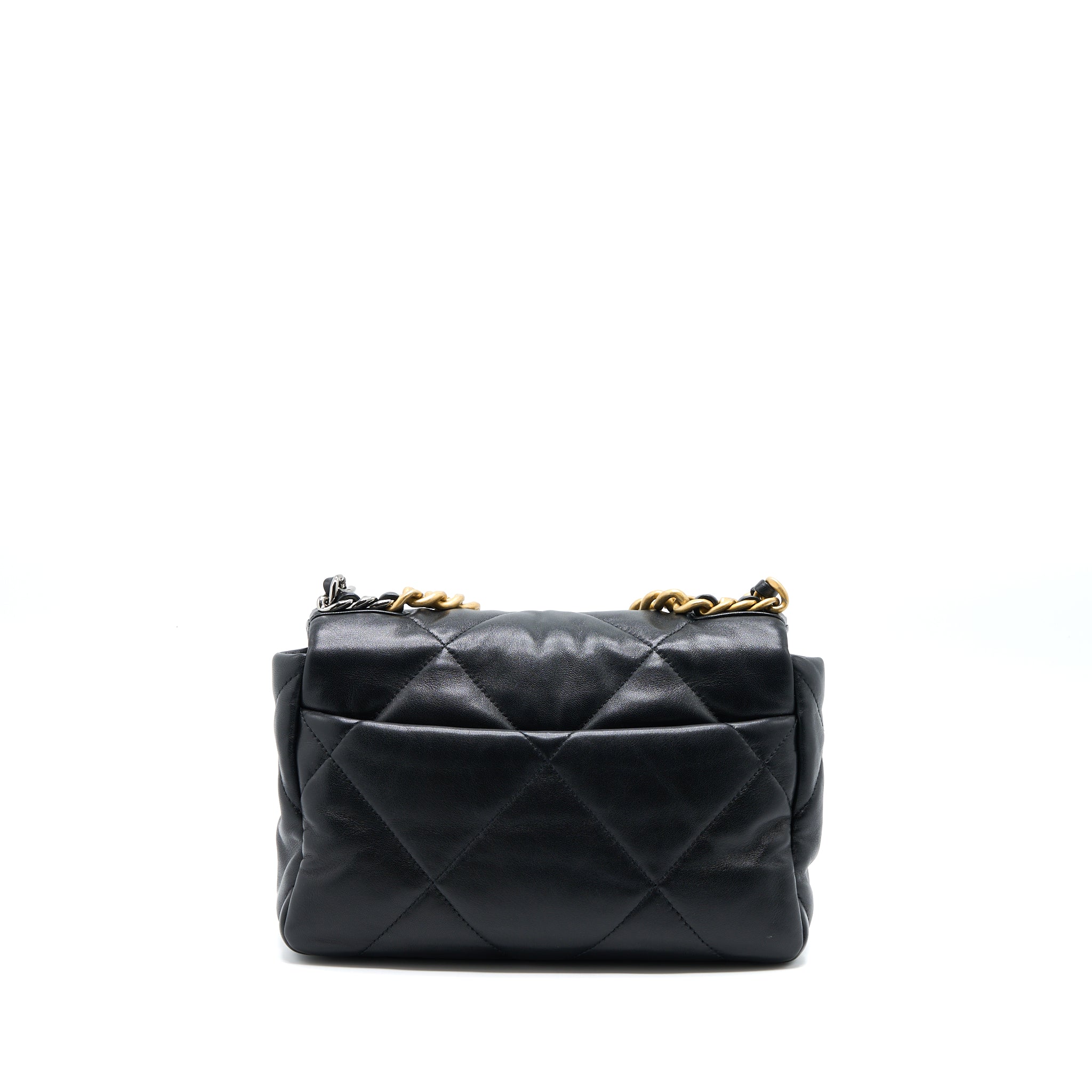 chanel-small-19-bag-lambskin-black-multicolour-hardware