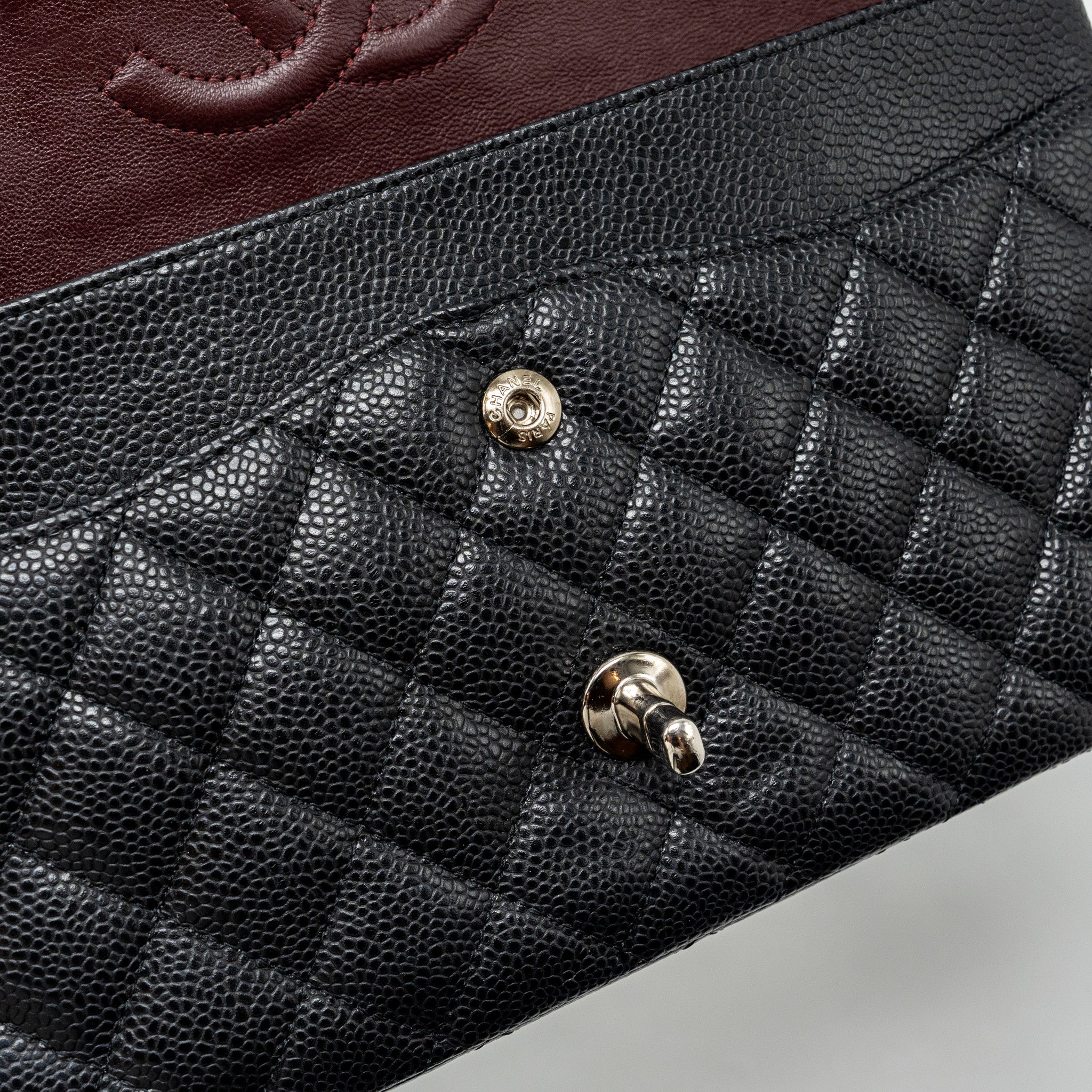 chanel-medium-classic-double-flap-bag-caviar-black-shw-5