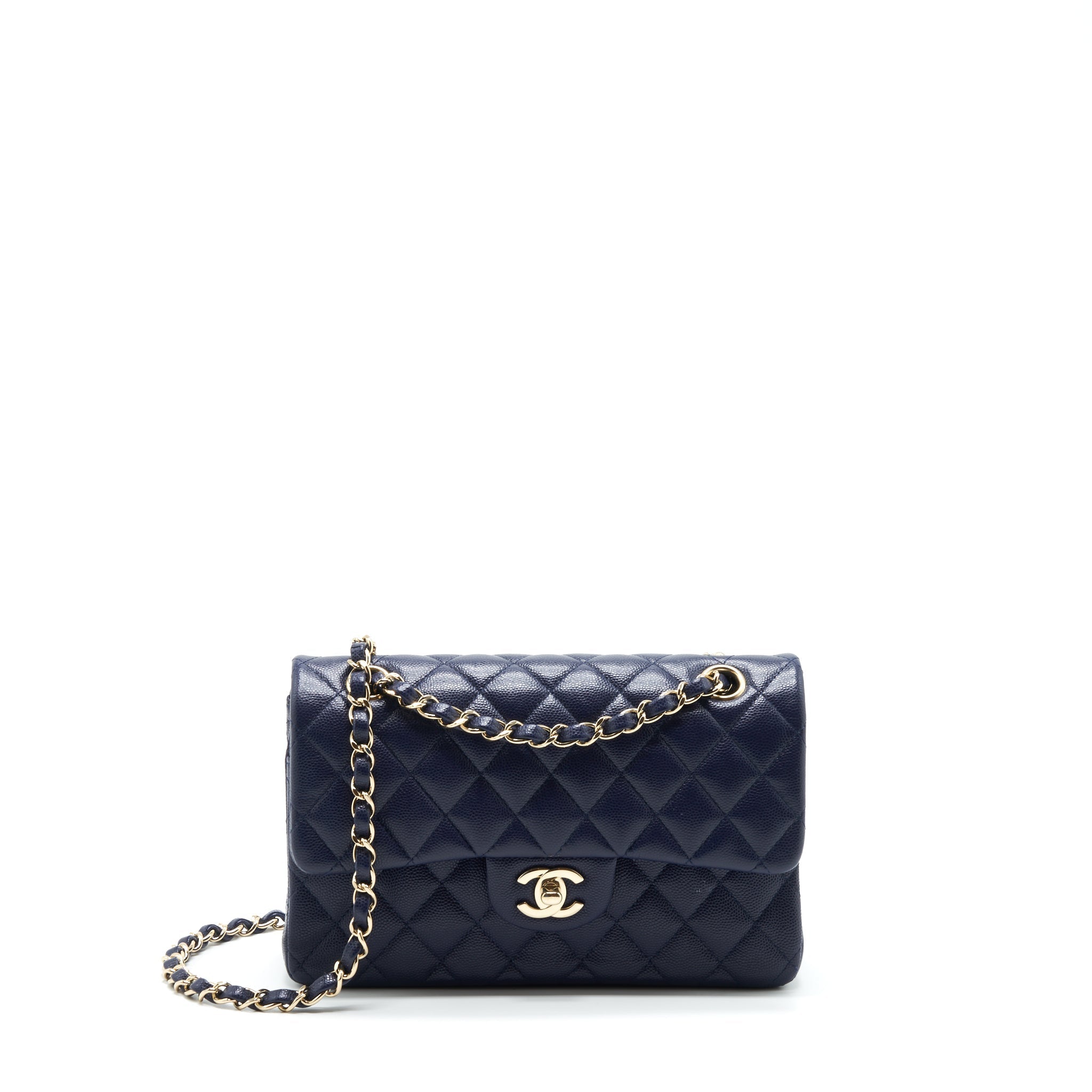 chanel-small-classic-flap-bag-caviar-dark-blue-lghw