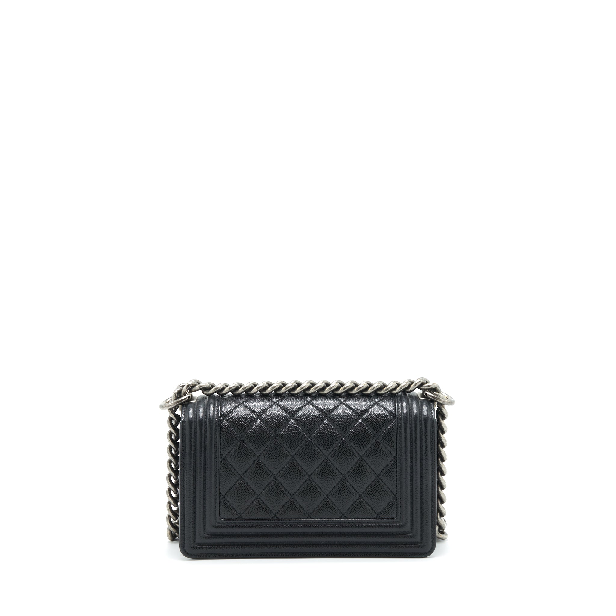 chanel-small-boy-bag-caviar-black-ruthenium-sliver-hardware