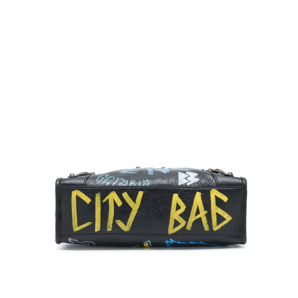 balenciaga-city-bag-black-with-multicolour-graffiti-ruthenium-hardware