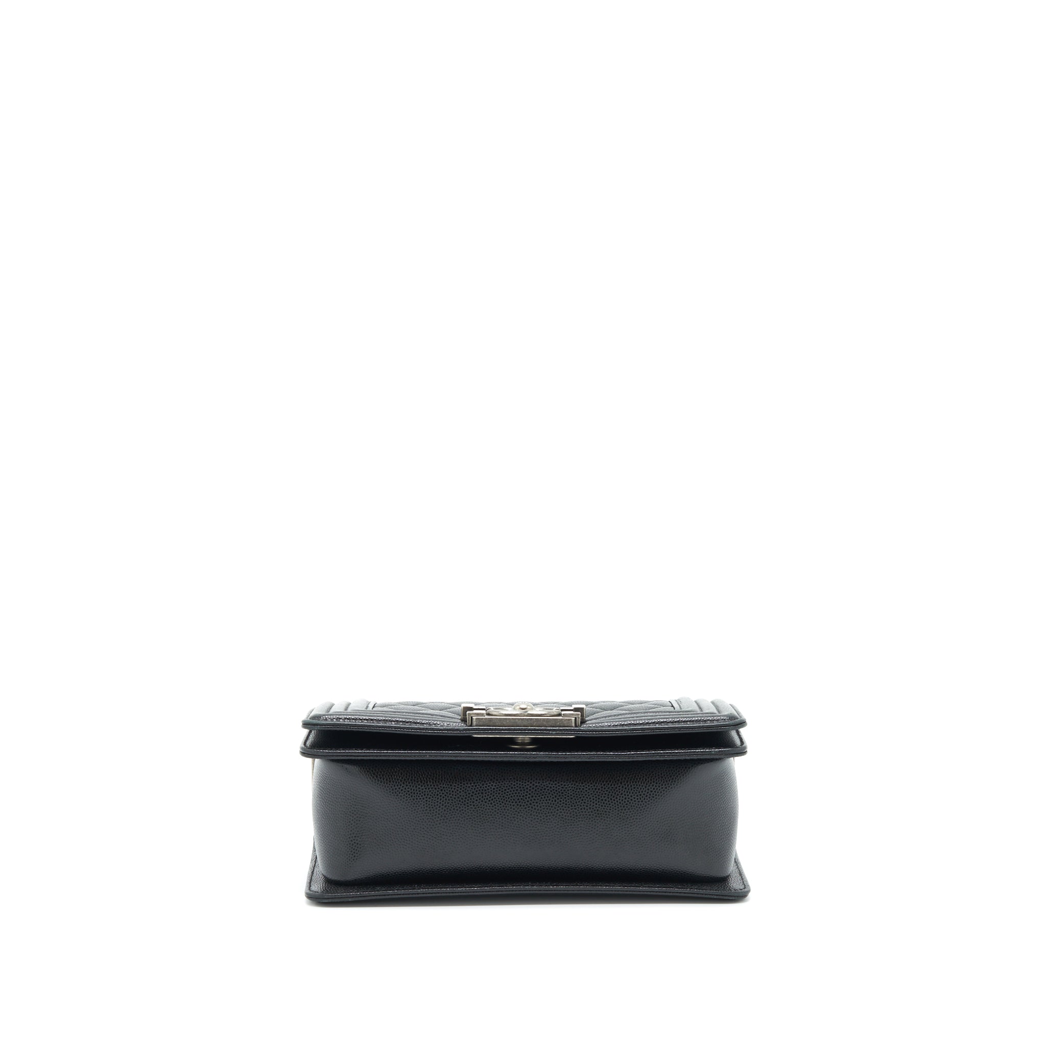 chanel-small-boy-bag-caviar-black-ruthenium-sliver-hardware