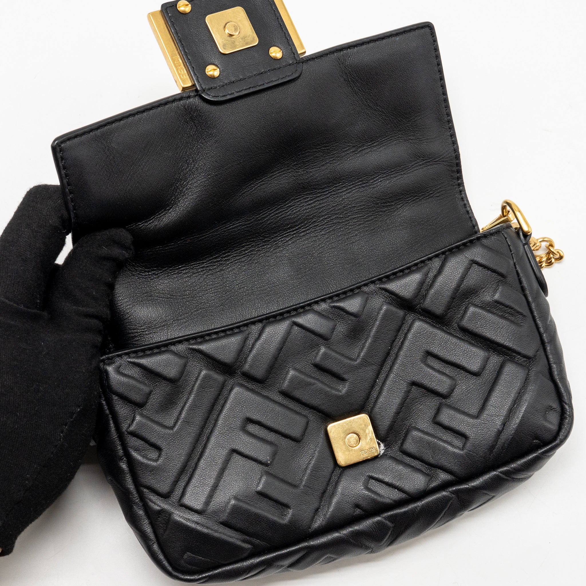 fendi-mini-baguette-bag-ff-motif-lambskin-black-ghw