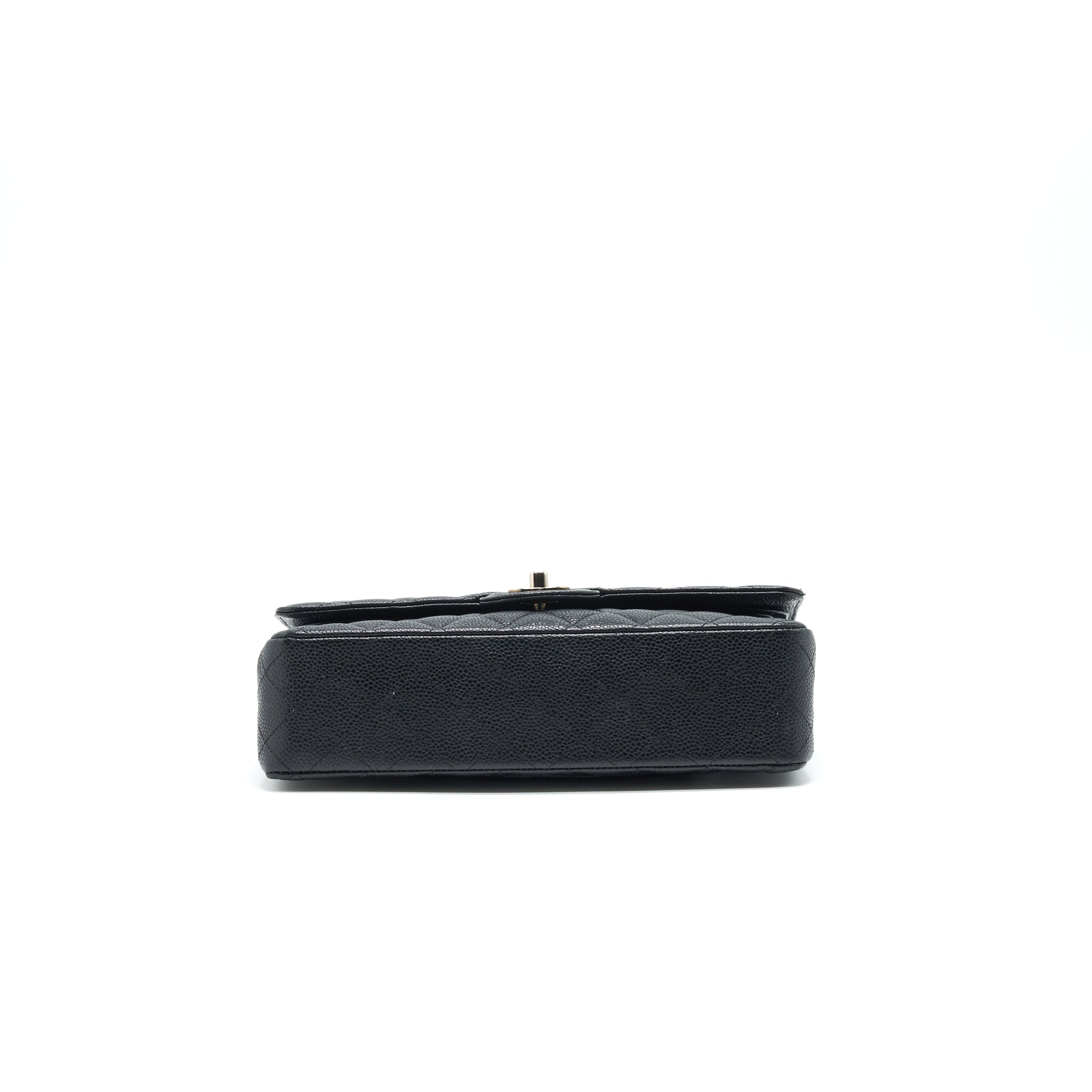 chanel-medium-classic-double-flap-caviar-black-shw-serial-12