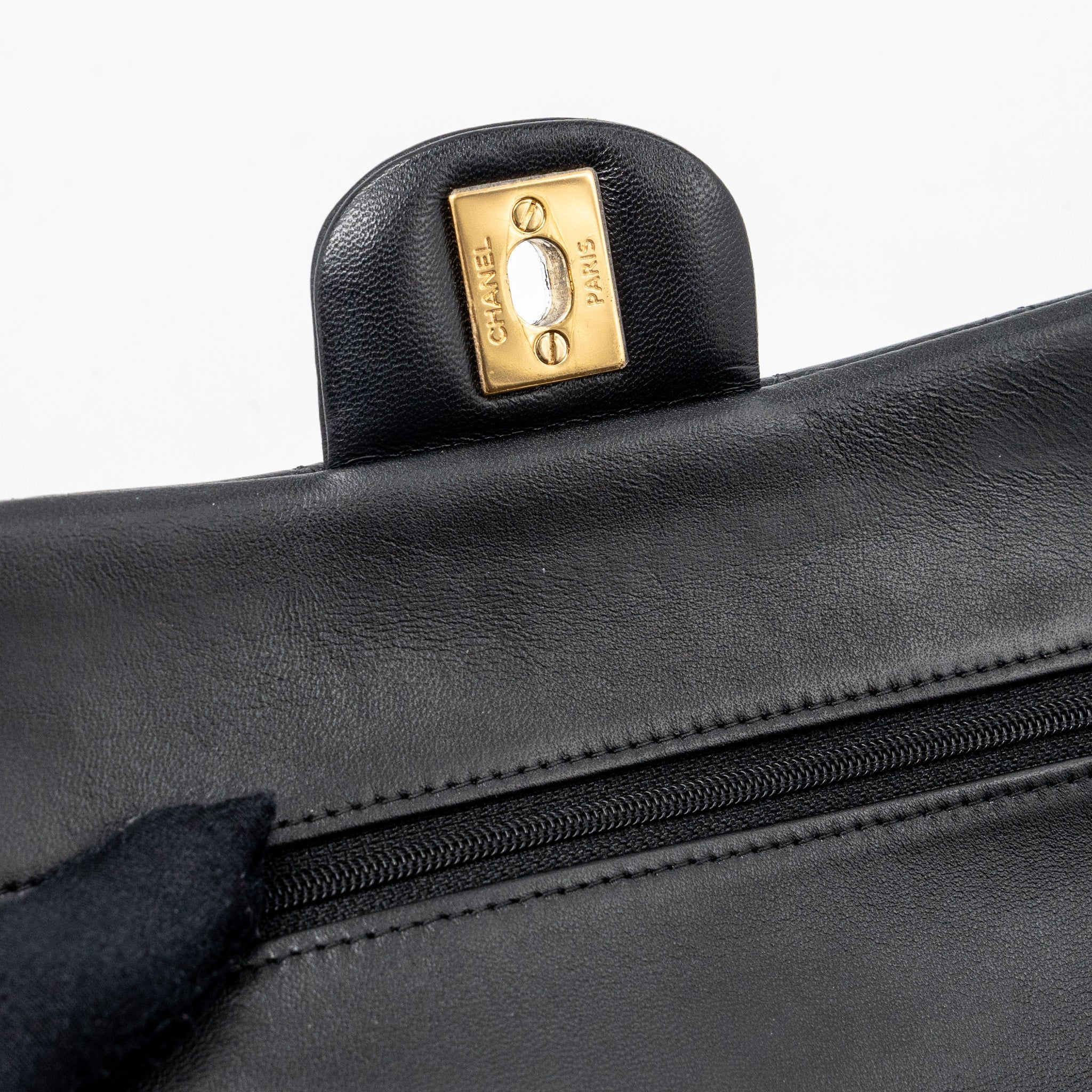 chanel-small-classic-double-flap-bag-lambskin-black-ghw-1
