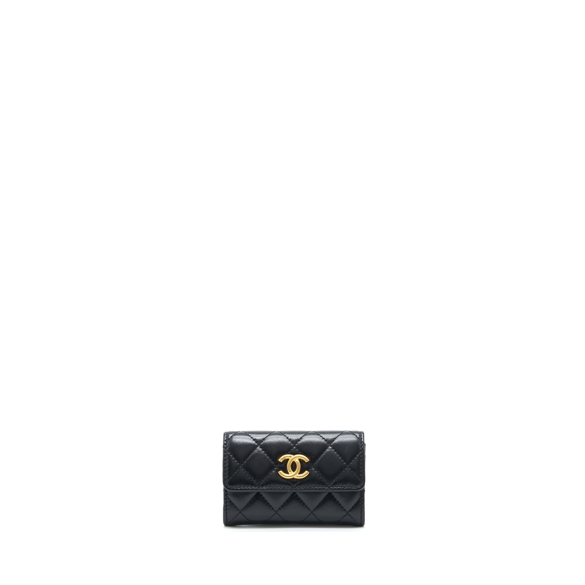 chanel-quilted-mini-flap-card-holder-lambskin-black-ghw