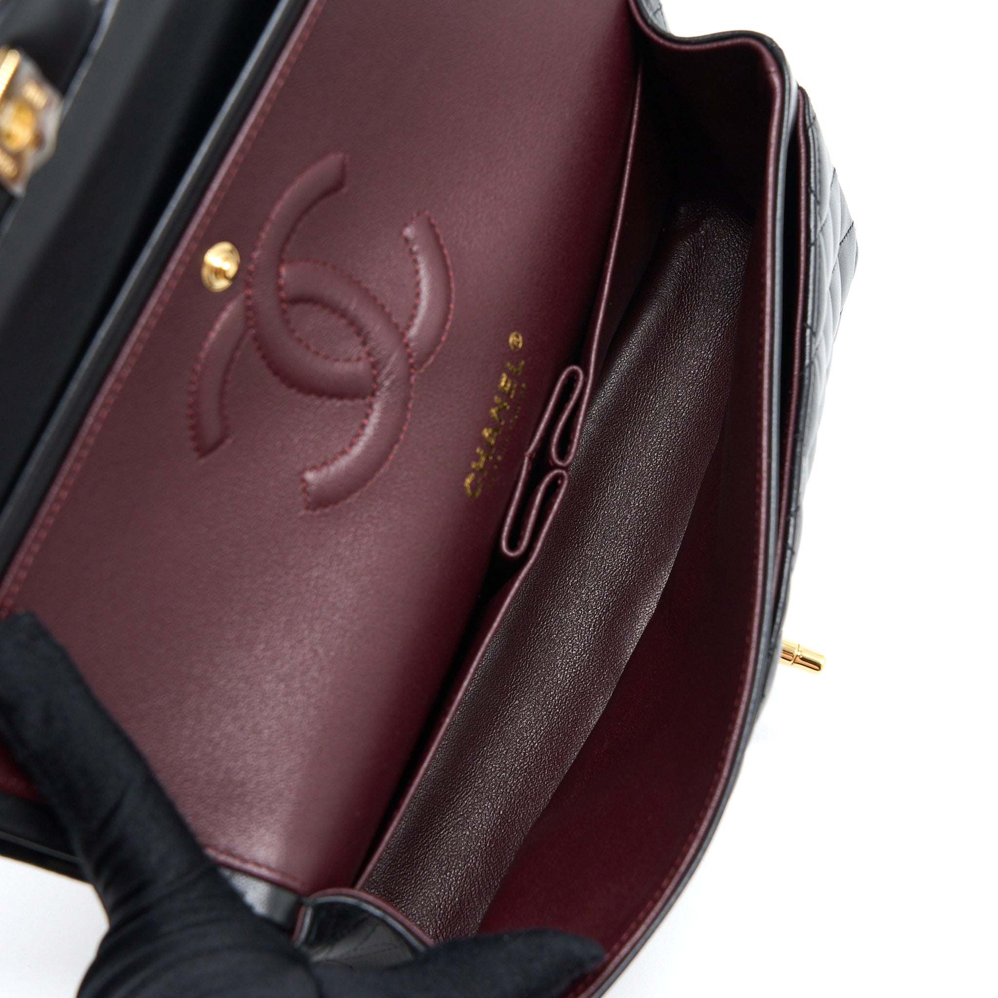 chanel-medium-classic-double-flap-bag-lambskin-black-ghw-1