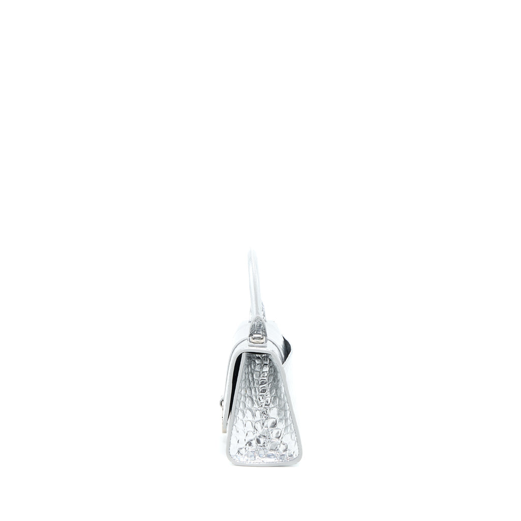 balenciaga-hourglass-xs-embossed-calfskin-silver-shw