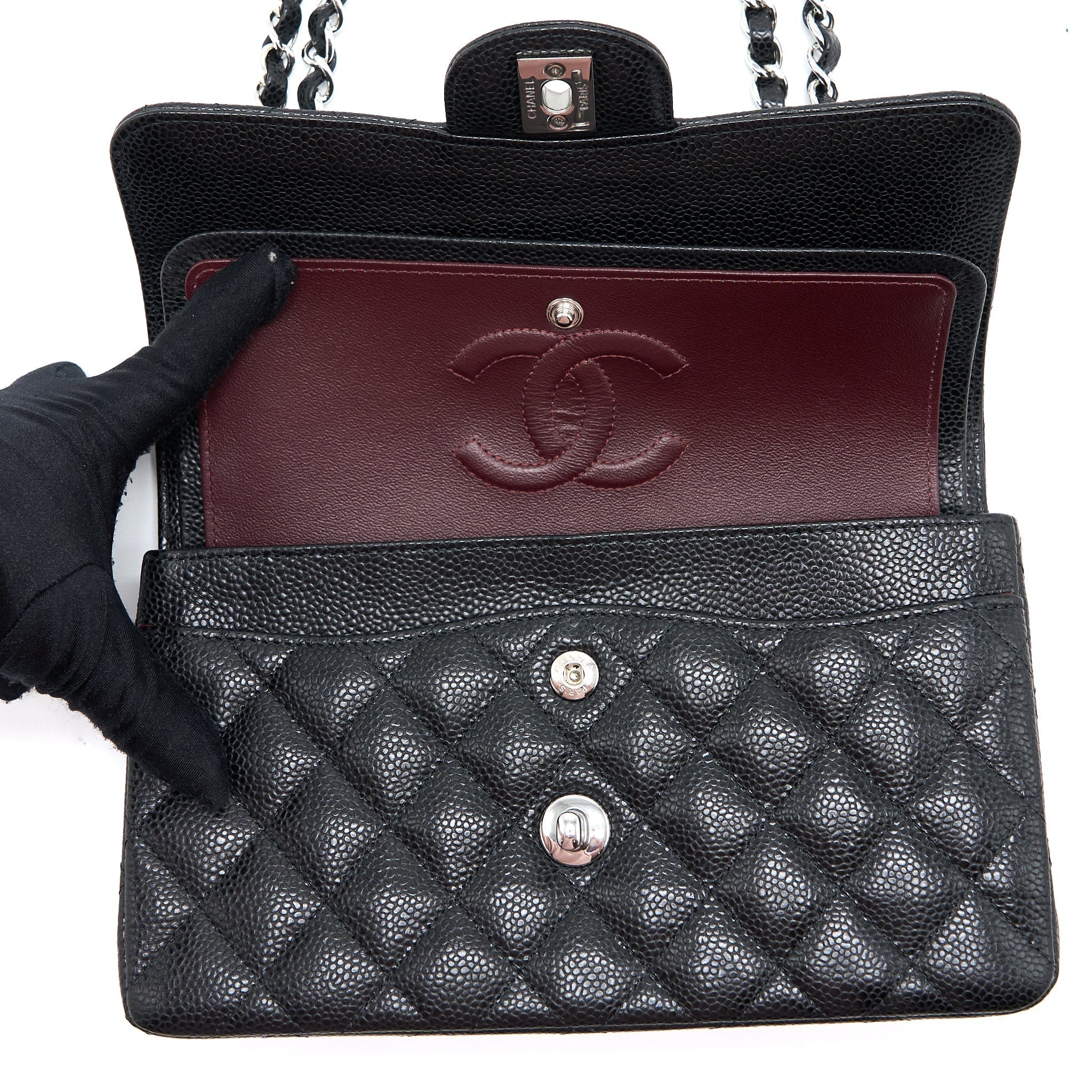 chanel-small-classic-double-flap-bag-caviar-black-shw-microchip-2
