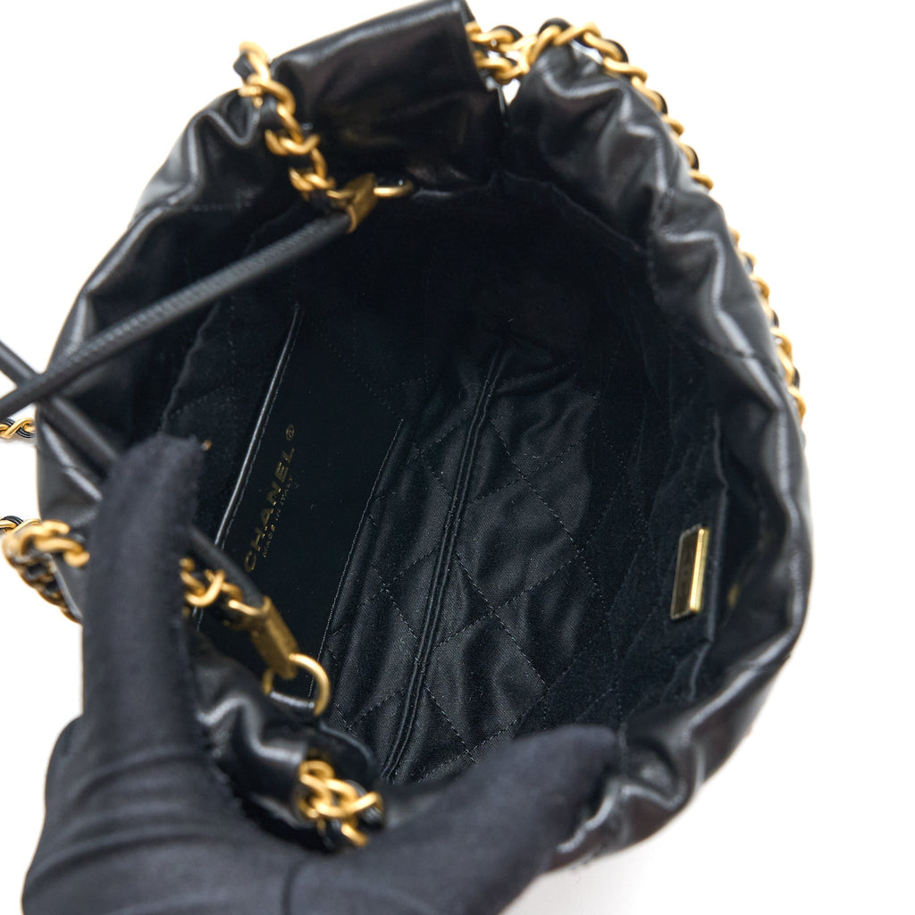 chanel-mini-22-bag-shiny-calfskin-black-brushed-ghw-microchip