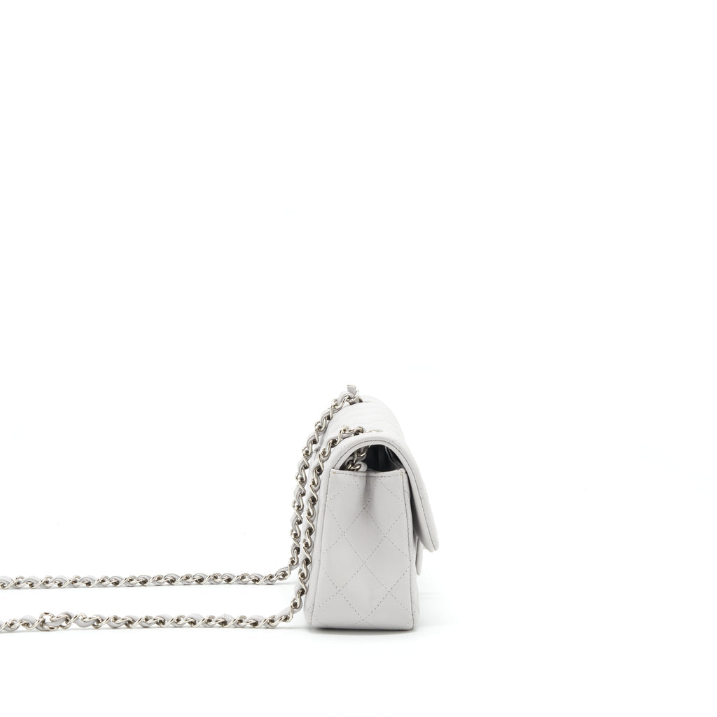 chanel-mini-rectangular-flap-bag-lambskin-light-grey-shw