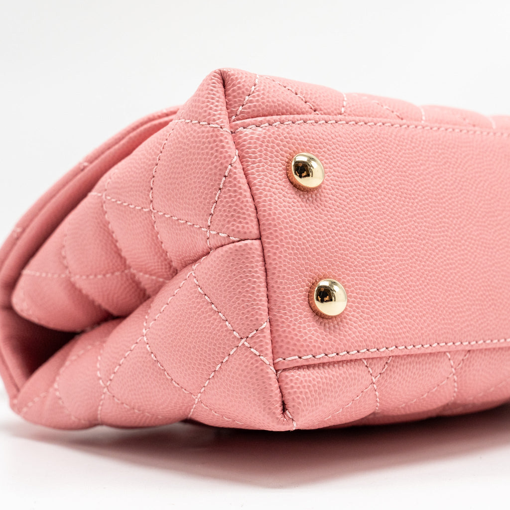 chanel-small-coco-handle-caviar-pink-lghw