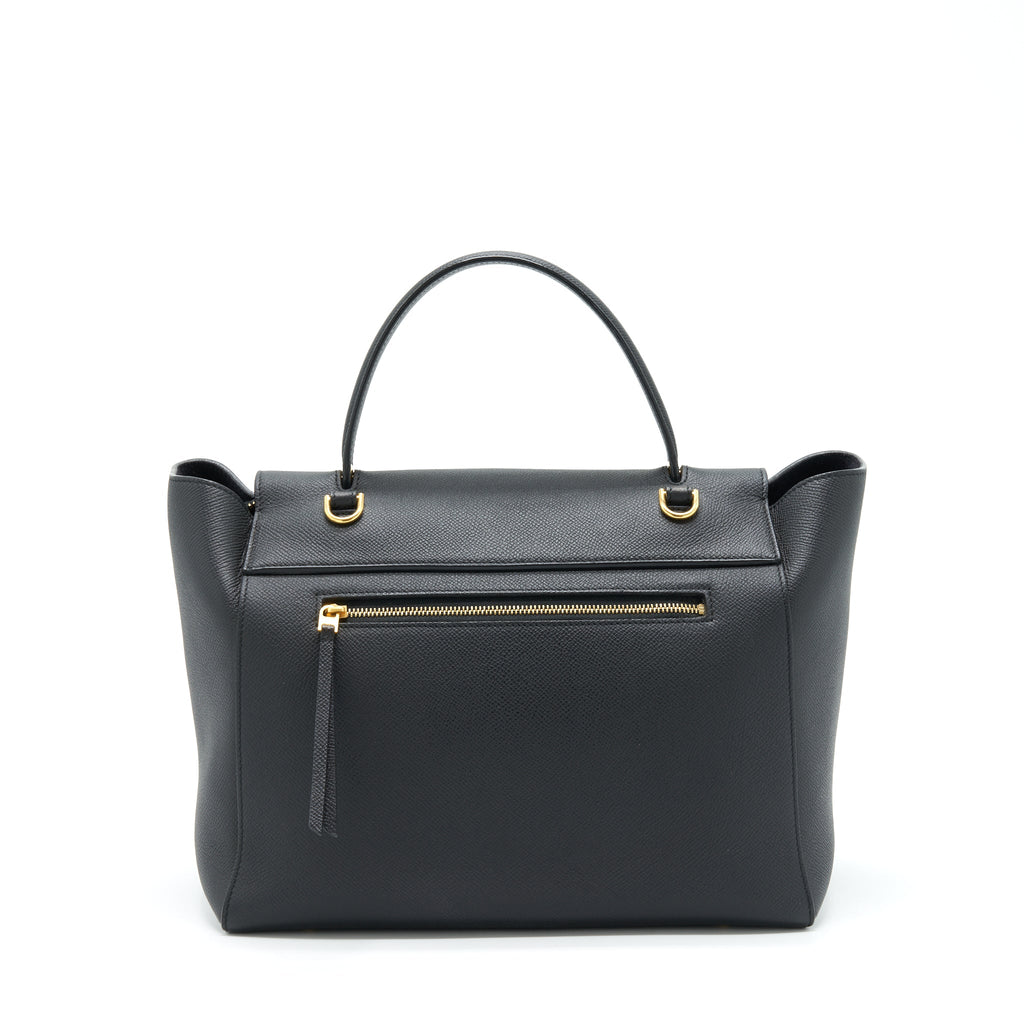celine-mini-belt-bag-grained-calfskin-black-ghw-1
