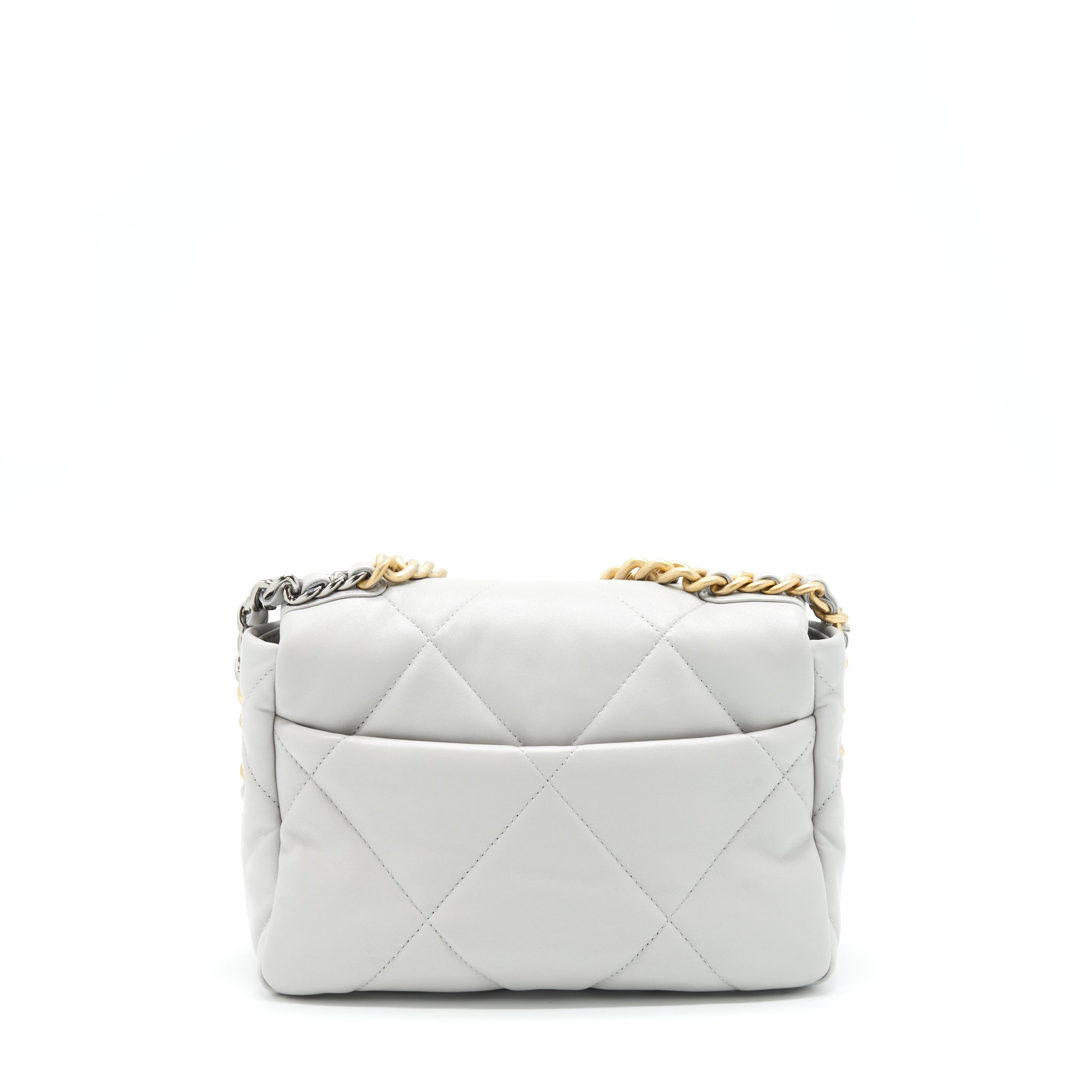 chanel-small-19-bag-lambskin-light-grey-with-multicolour-hardware-microchip