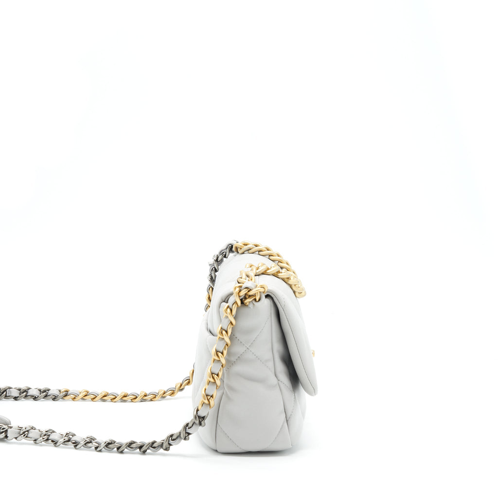 chanel-small-19-bag-lambskin-light-grey-with-multicolour-hardware-microchip