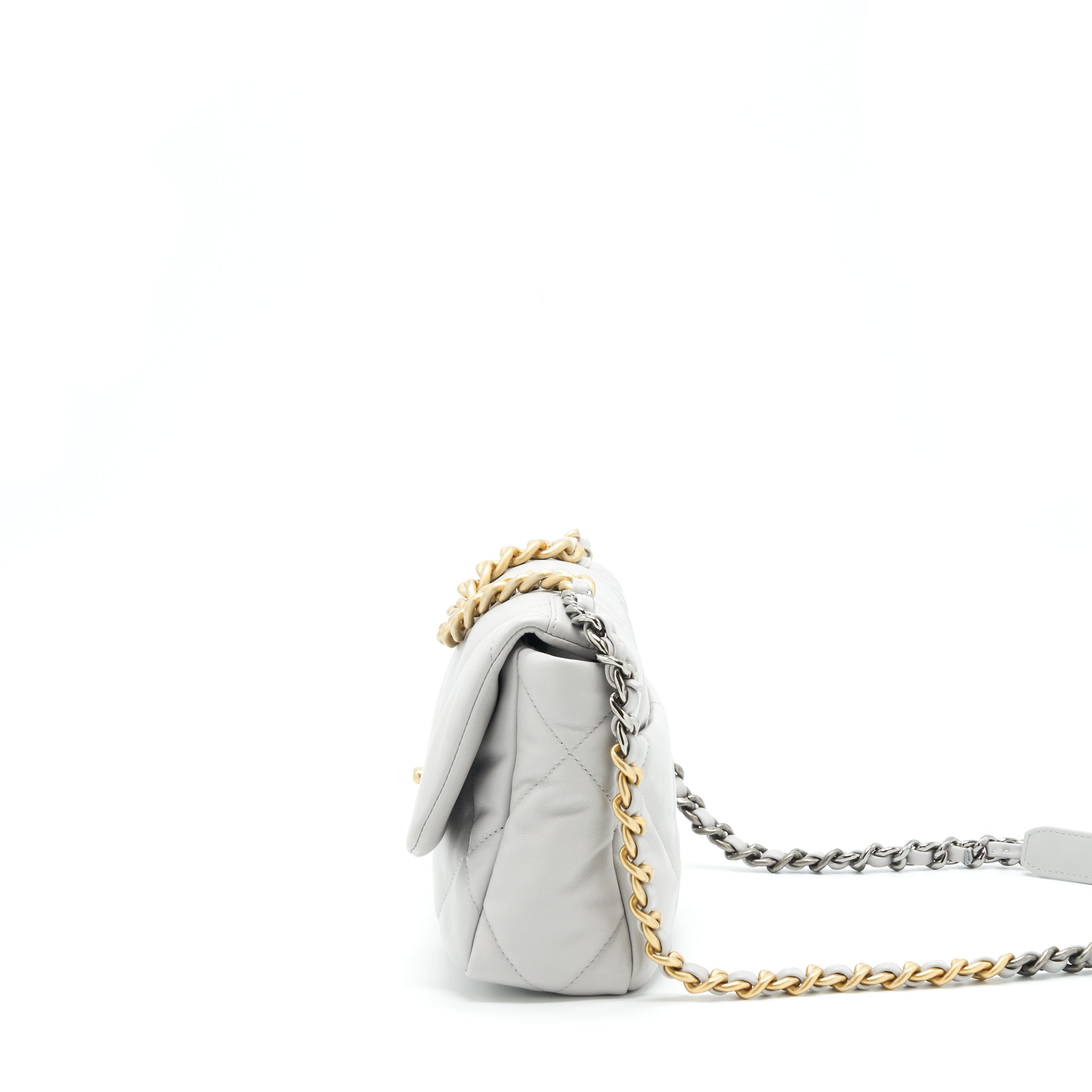 chanel-small-19-bag-lambskin-light-grey-with-multicolour-hardware-microchip